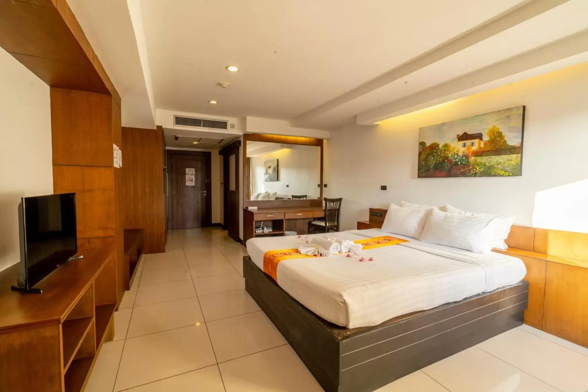 Bedroom in Baywalk Residence Pattaya