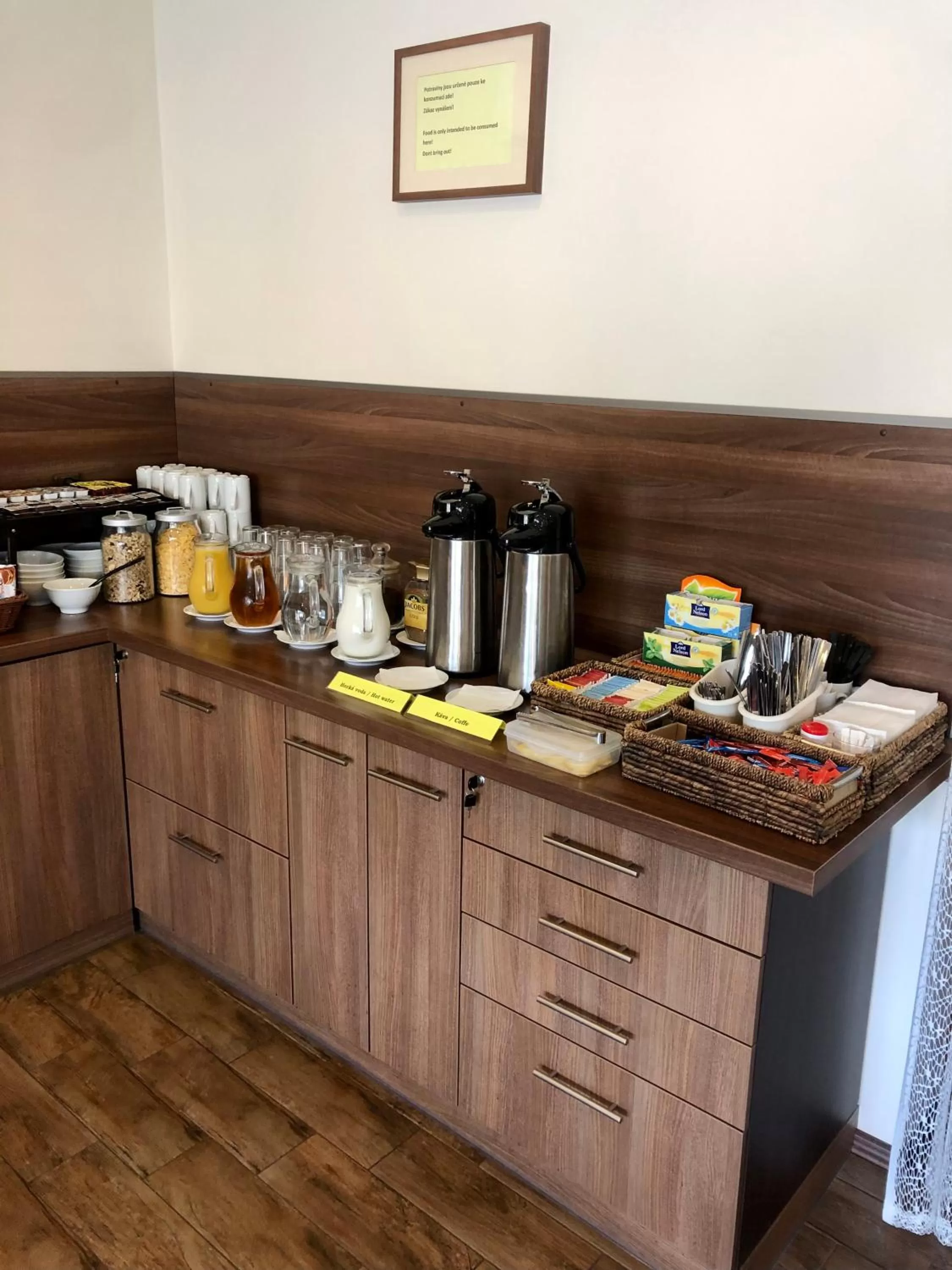 Buffet breakfast in Hotel Sport Mlada Boleslav