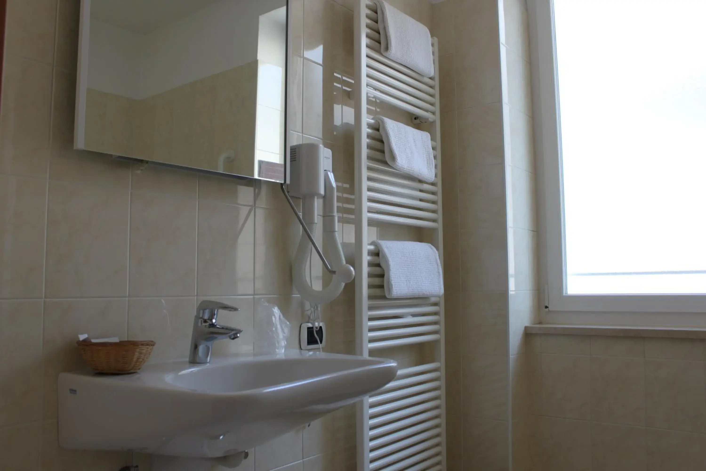 Bathroom in Albergo Hofer