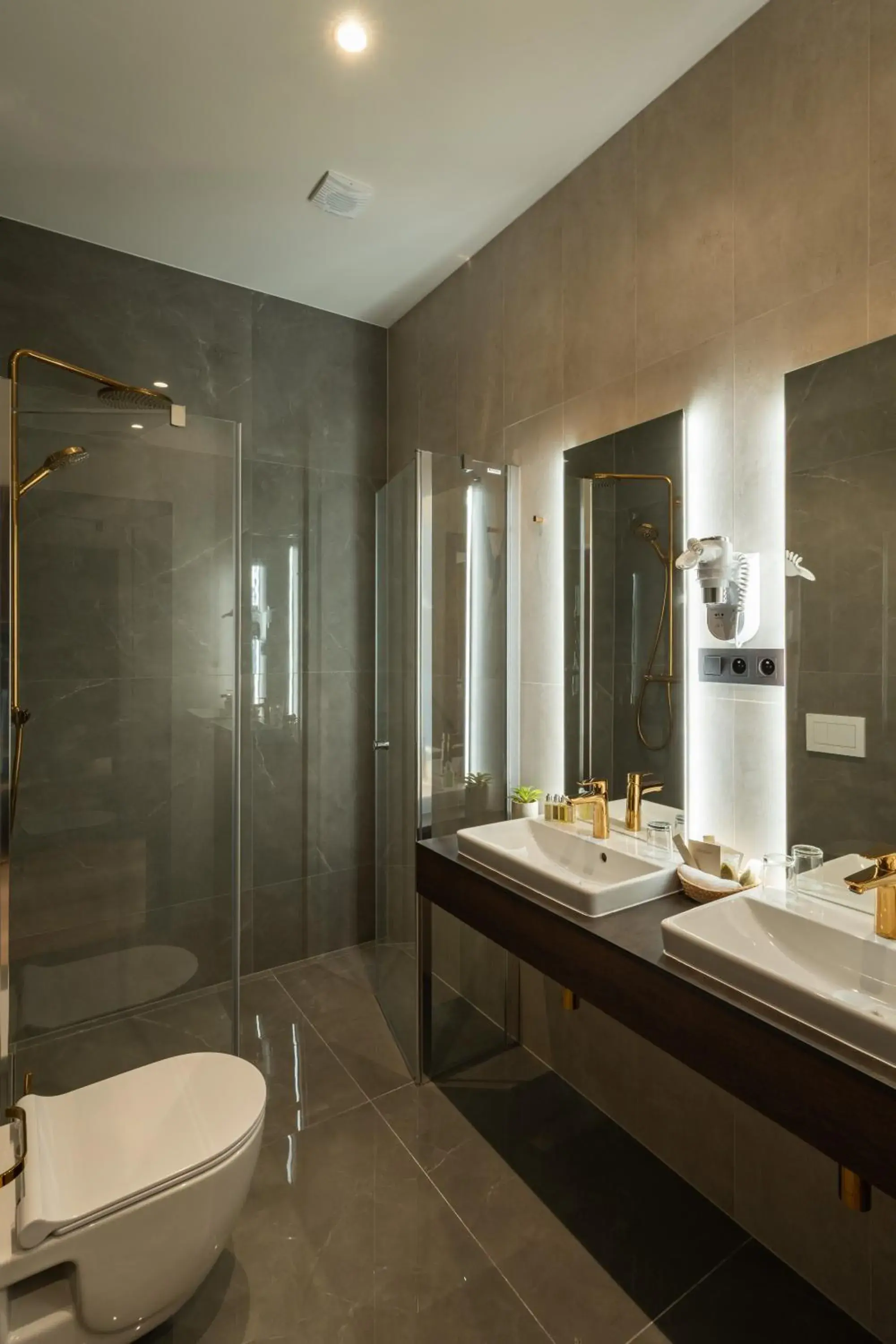 Shower, Bathroom in Hotel Tatra