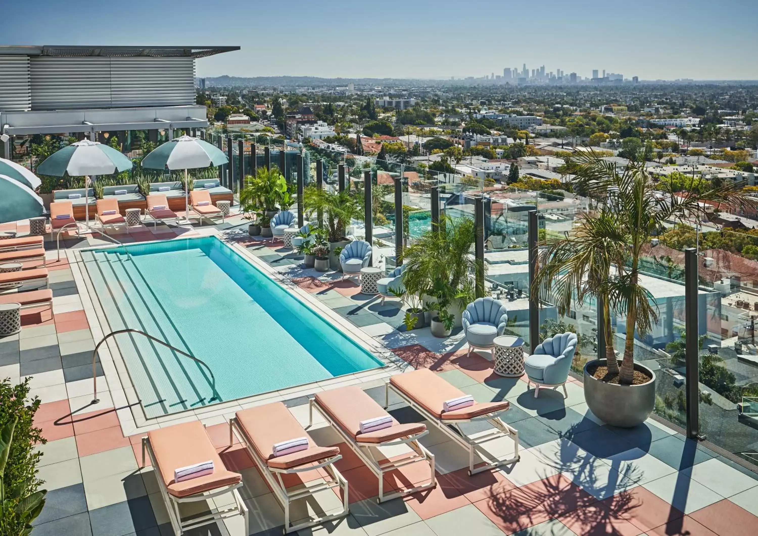 Pool View in Pendry West Hollywood