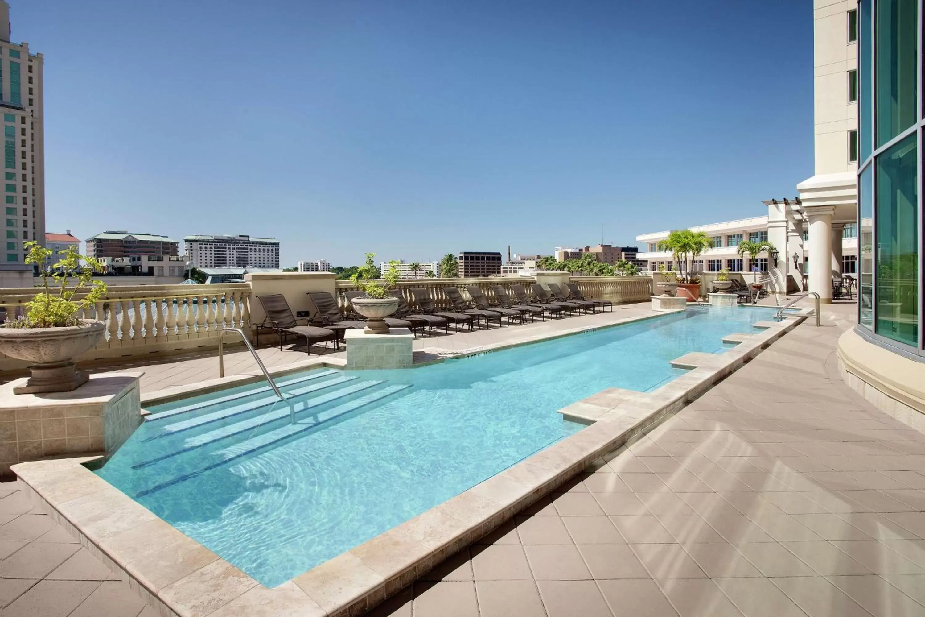 Pool view, Swimming Pool in Embassy Suites by Hilton Tampa Downtown Convention Center