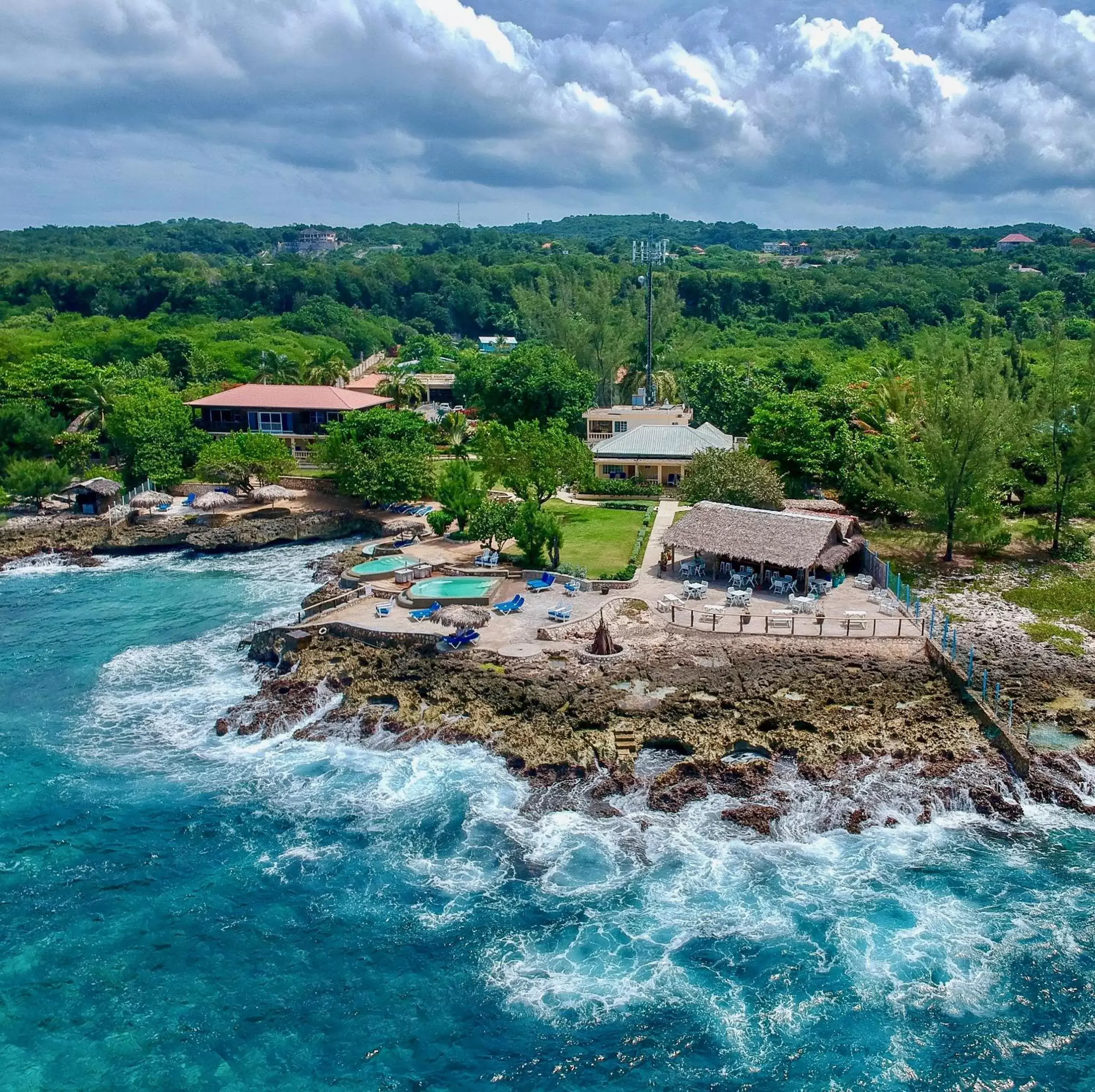 Patio, Bird's-eye View in The Westender Inn