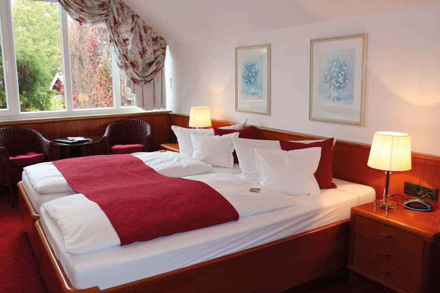 Bed in Hotel Blumlage