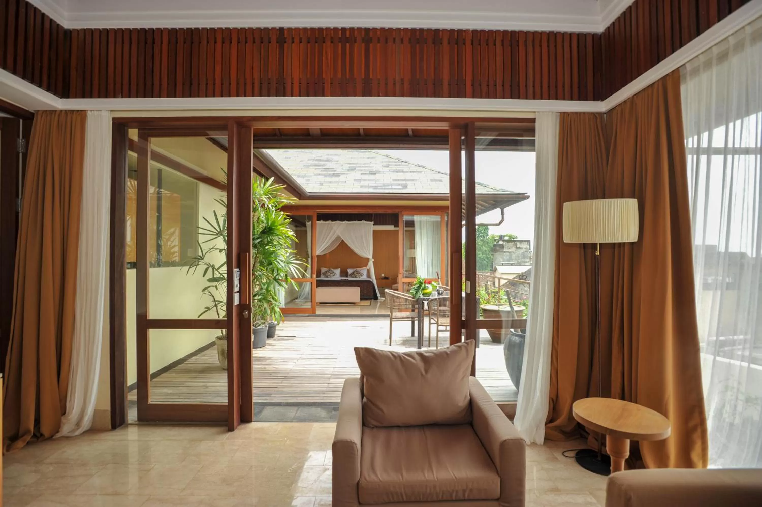 Balcony/Terrace in Komaneka at Rasa Sayang Ubud