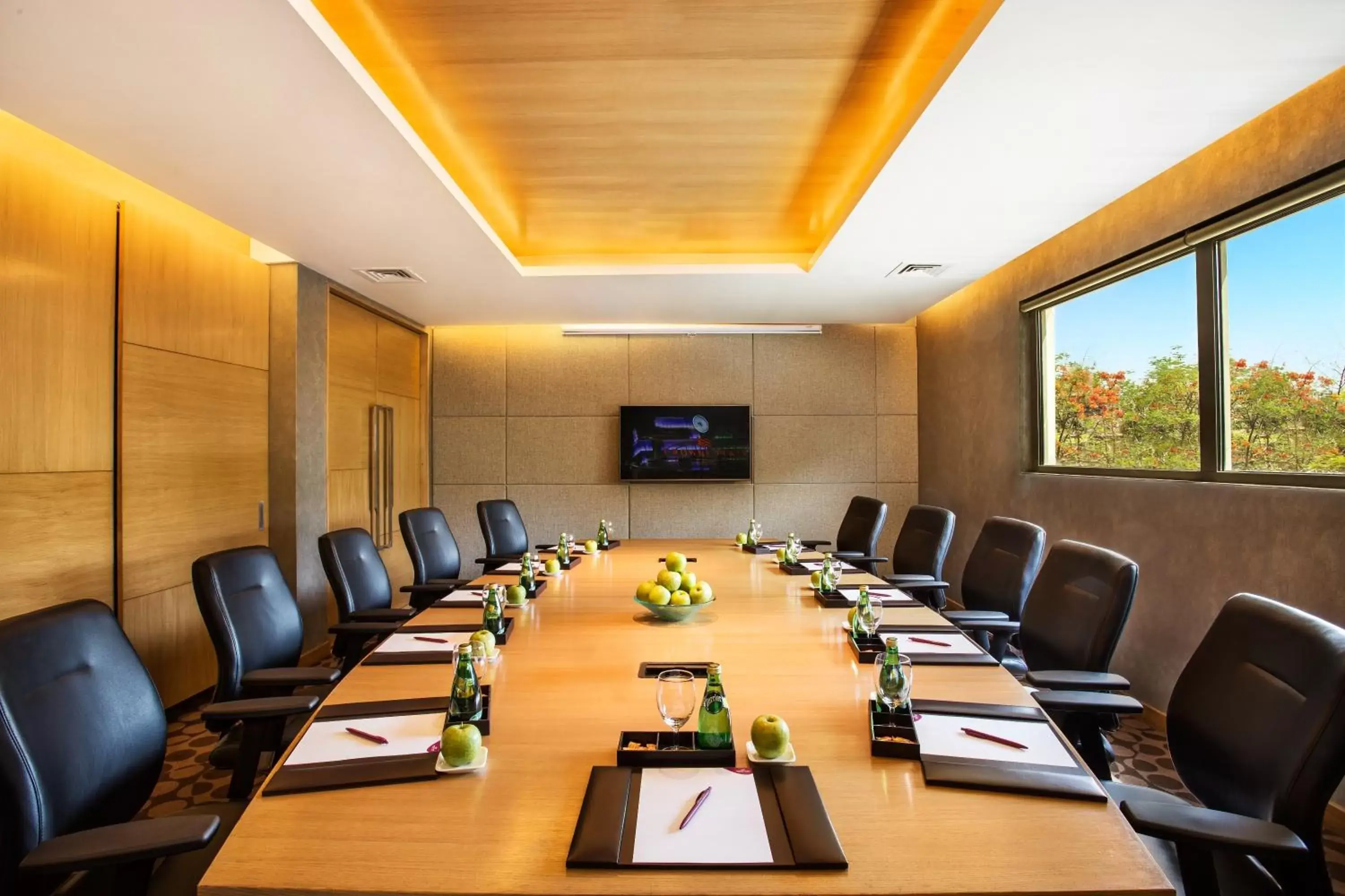 Meeting/conference room in Crowne Plaza Ahmedabad City Centre, an IHG Hotel