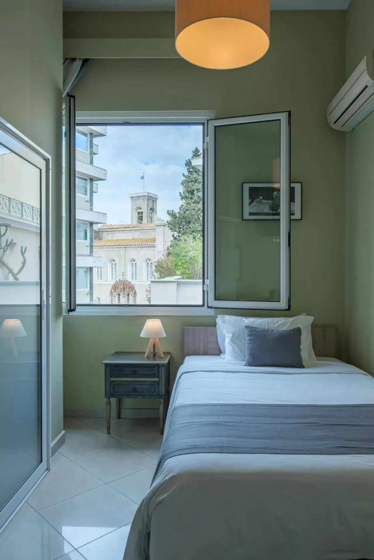 Bedroom, Bed in Kimon Hotel Athens