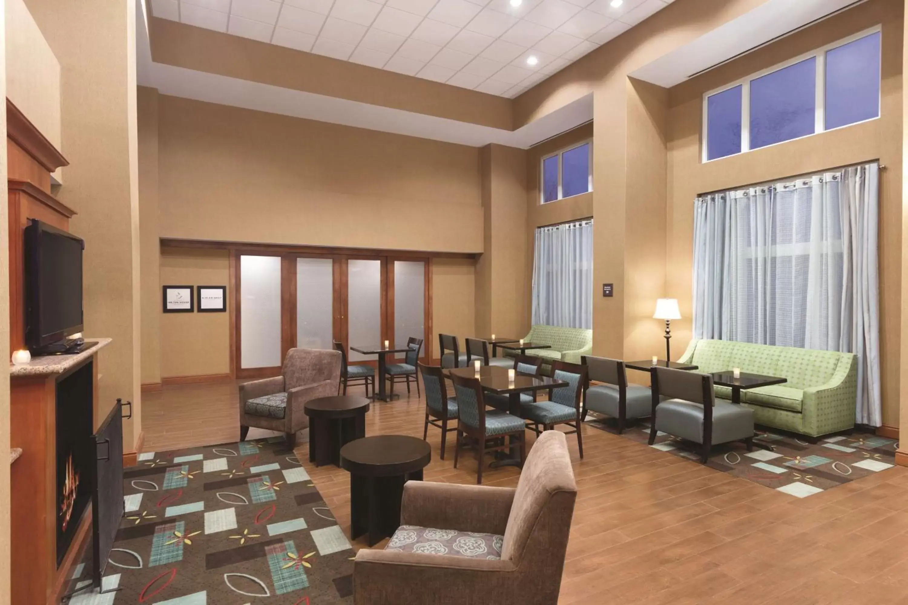 Lobby or reception in Hampton Inn & Suites Greenfield Lobby or reception in Hampton Inn & Suites Greenfield