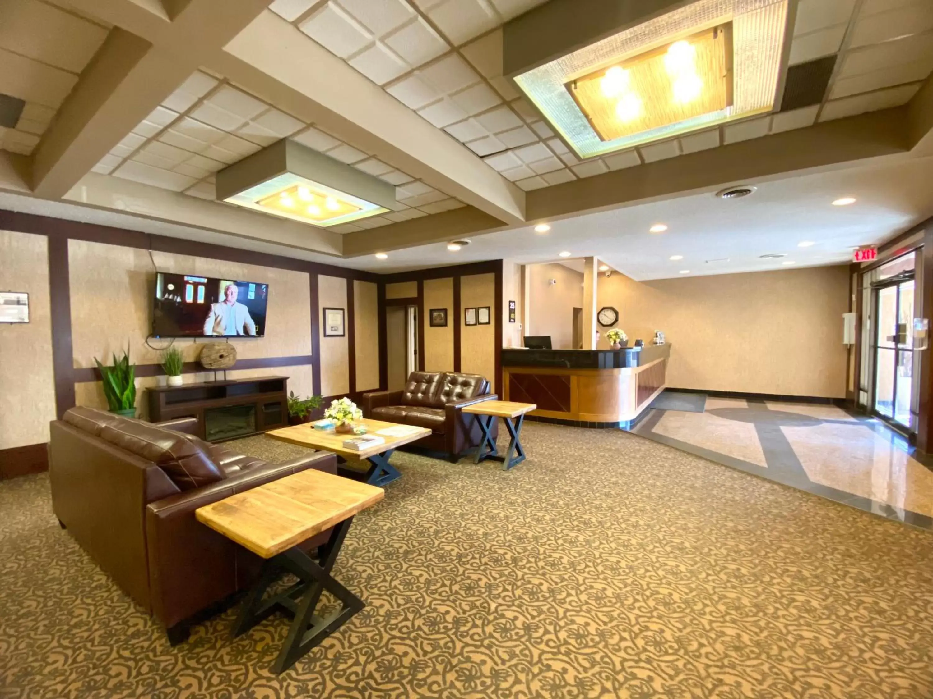 Lobby or reception in The George Dawson Inn & Conference Centre