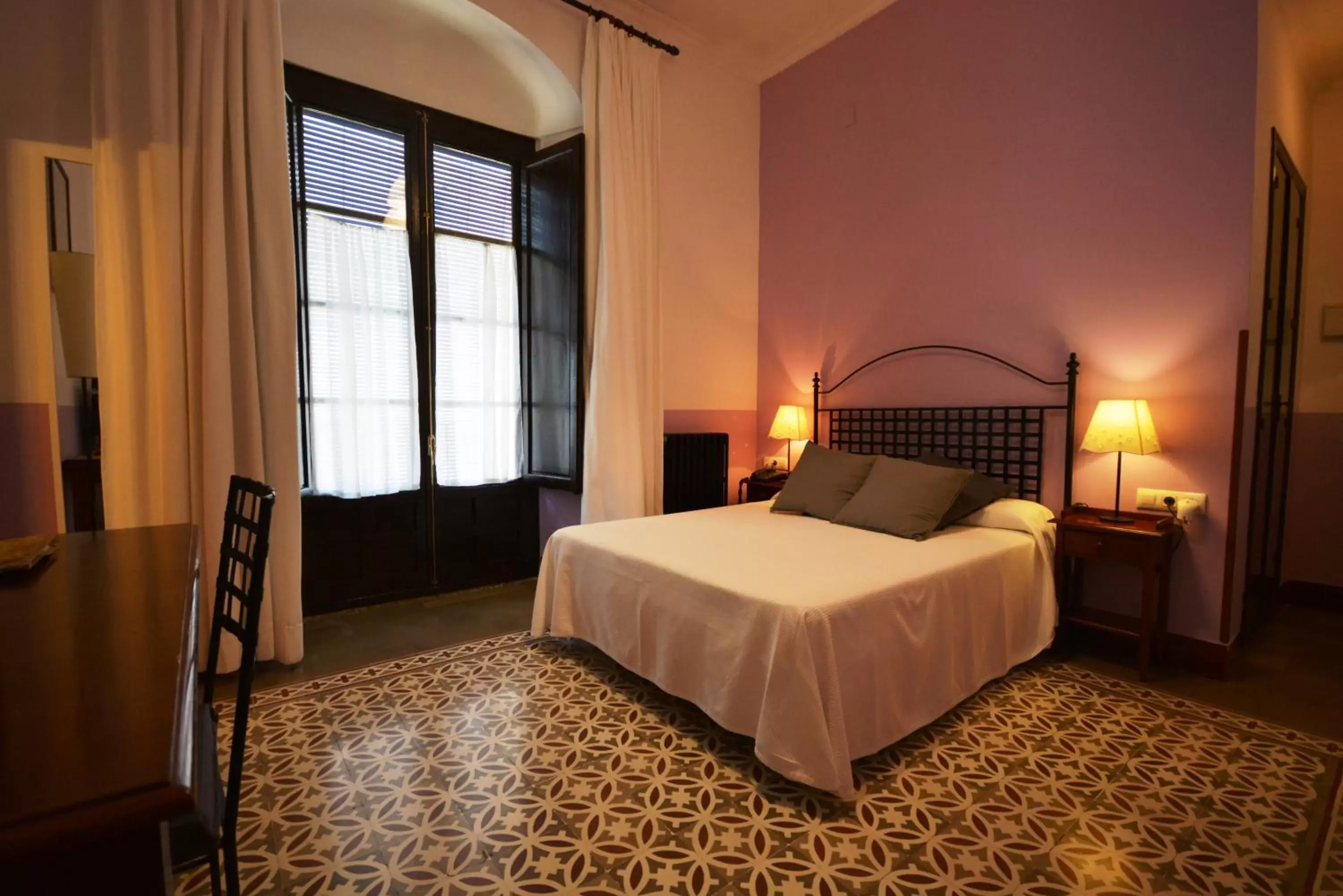 Bed in Hotel Casa de los Azulejos