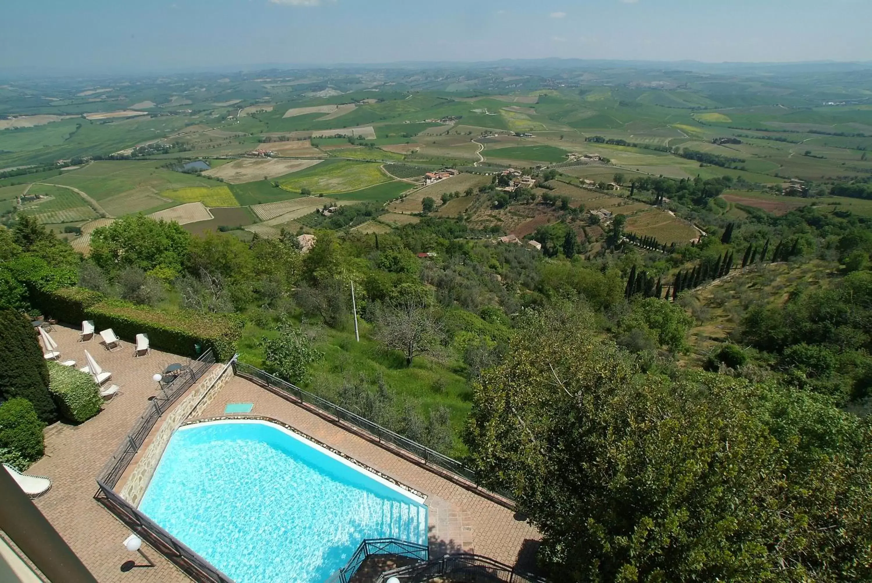 Swimming pool, Bird's-eye View in Hotel Dei Capitani