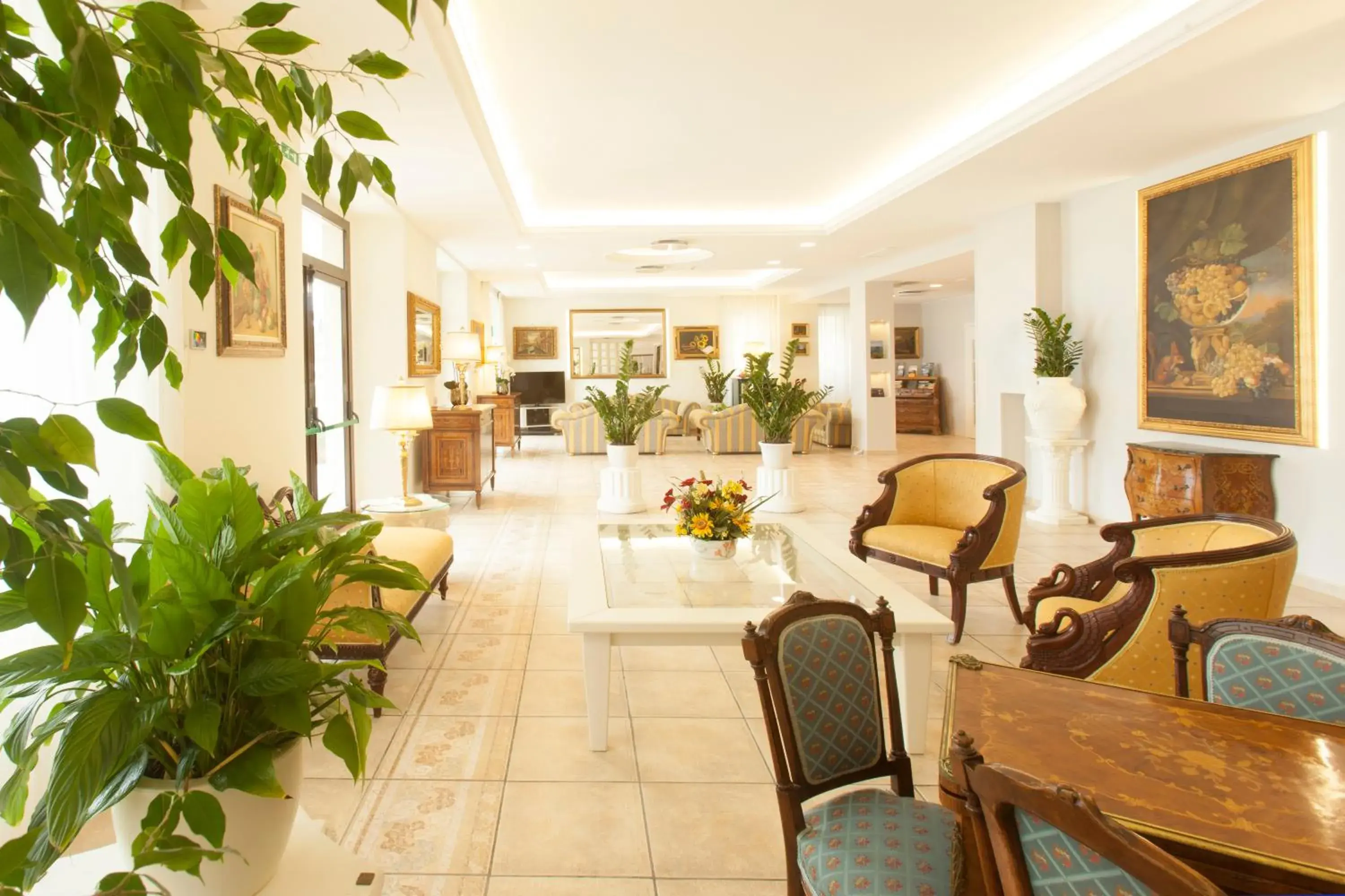 Lobby or reception in Baia D'Argento Lobby or reception in Baia D'Argento