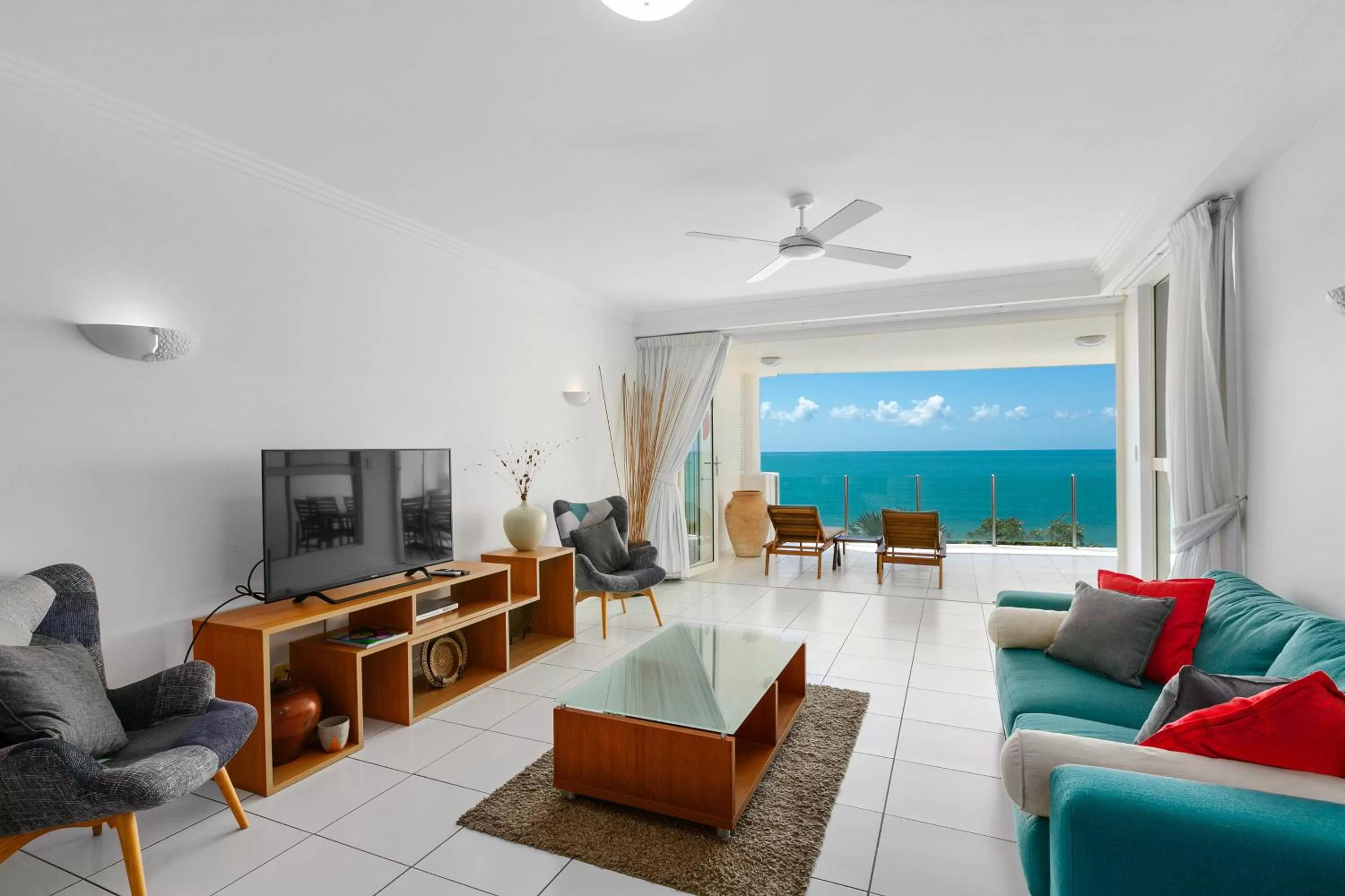 Living room in Bellevue At Trinity Beach