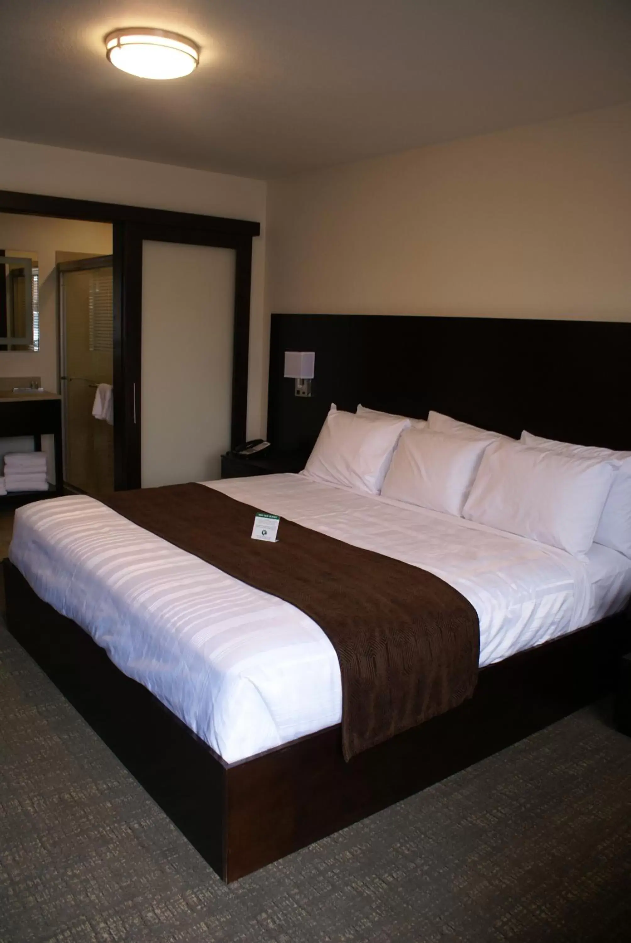 Bed in Boarders Inn & Suites by Cobblestone Hotels - Syracuse