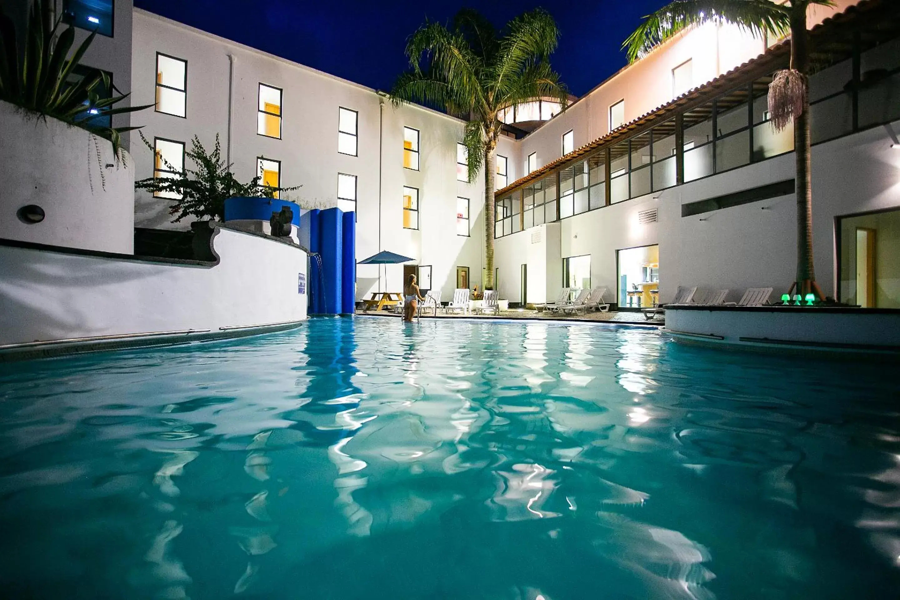 Balcony/Terrace, Swimming Pool in Hotel do Mar