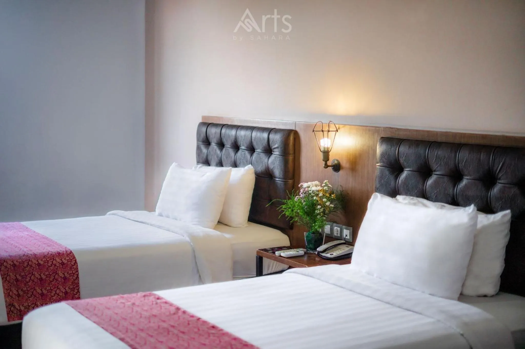 Bed in Grand Kangen Hotel Urip Sumoharjo