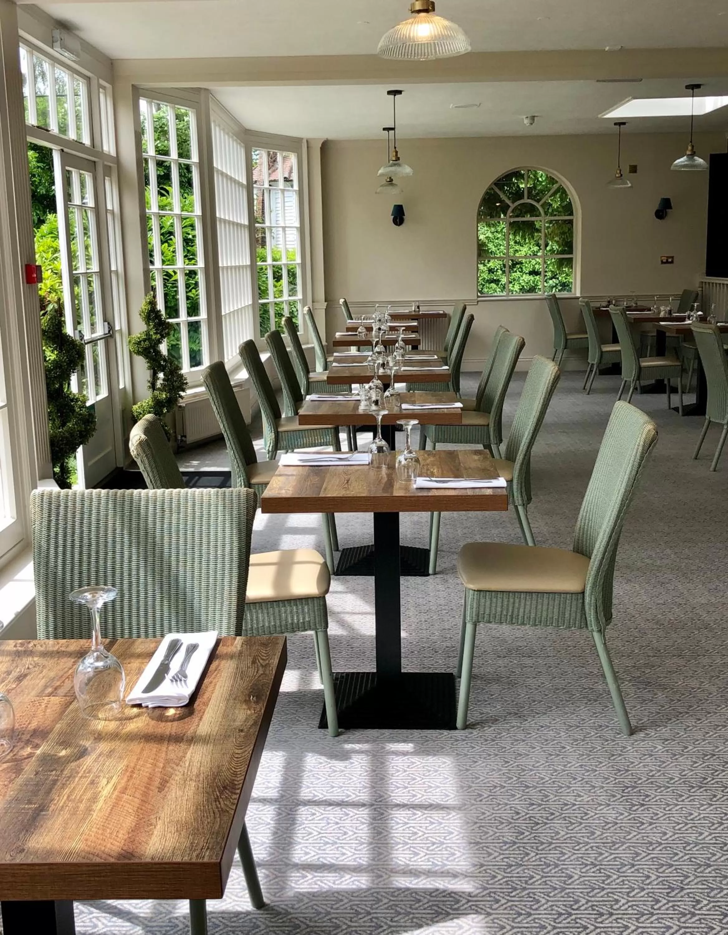 Restaurant/places to eat in Flackley Ash Country House Hotel