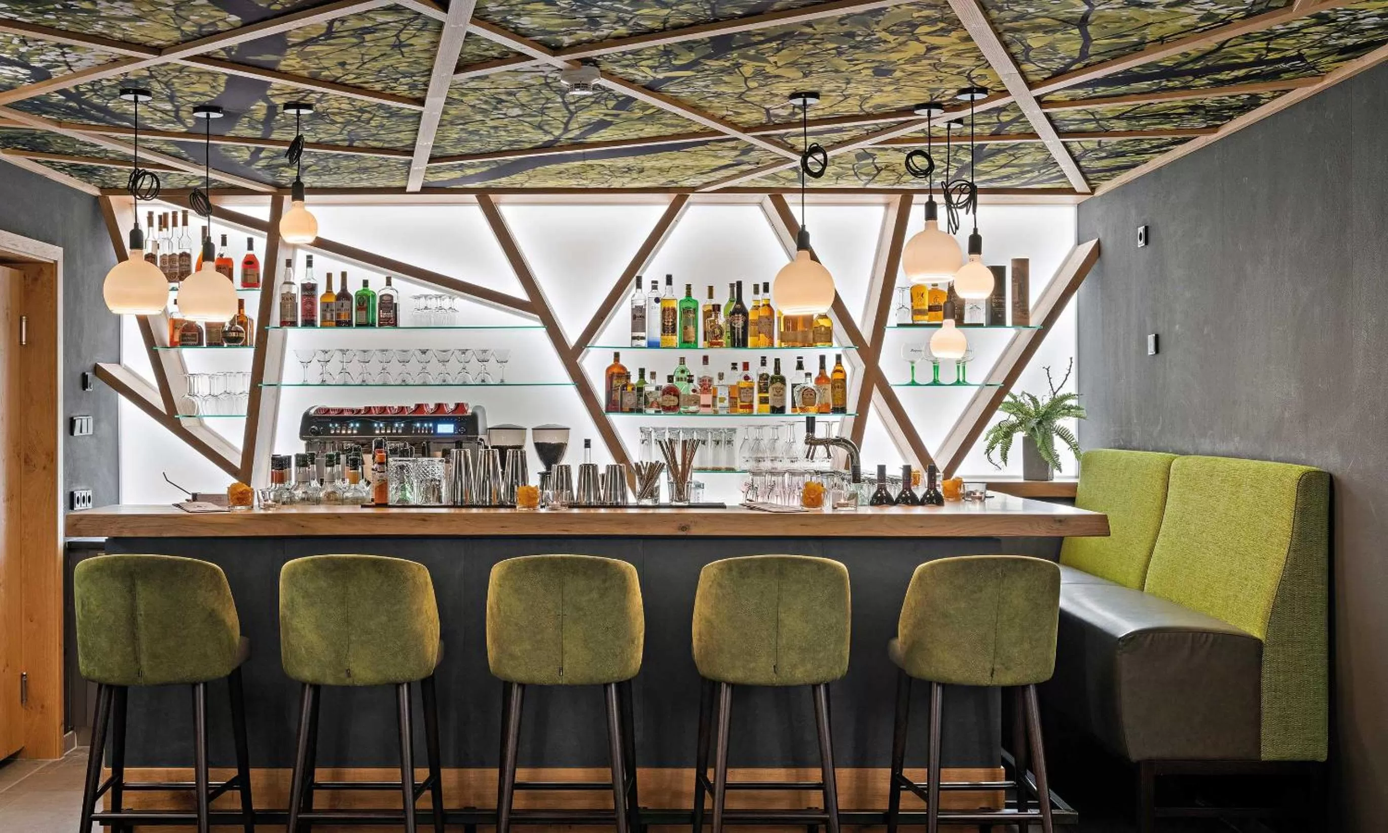 Lounge or bar in Hotel Traumblick