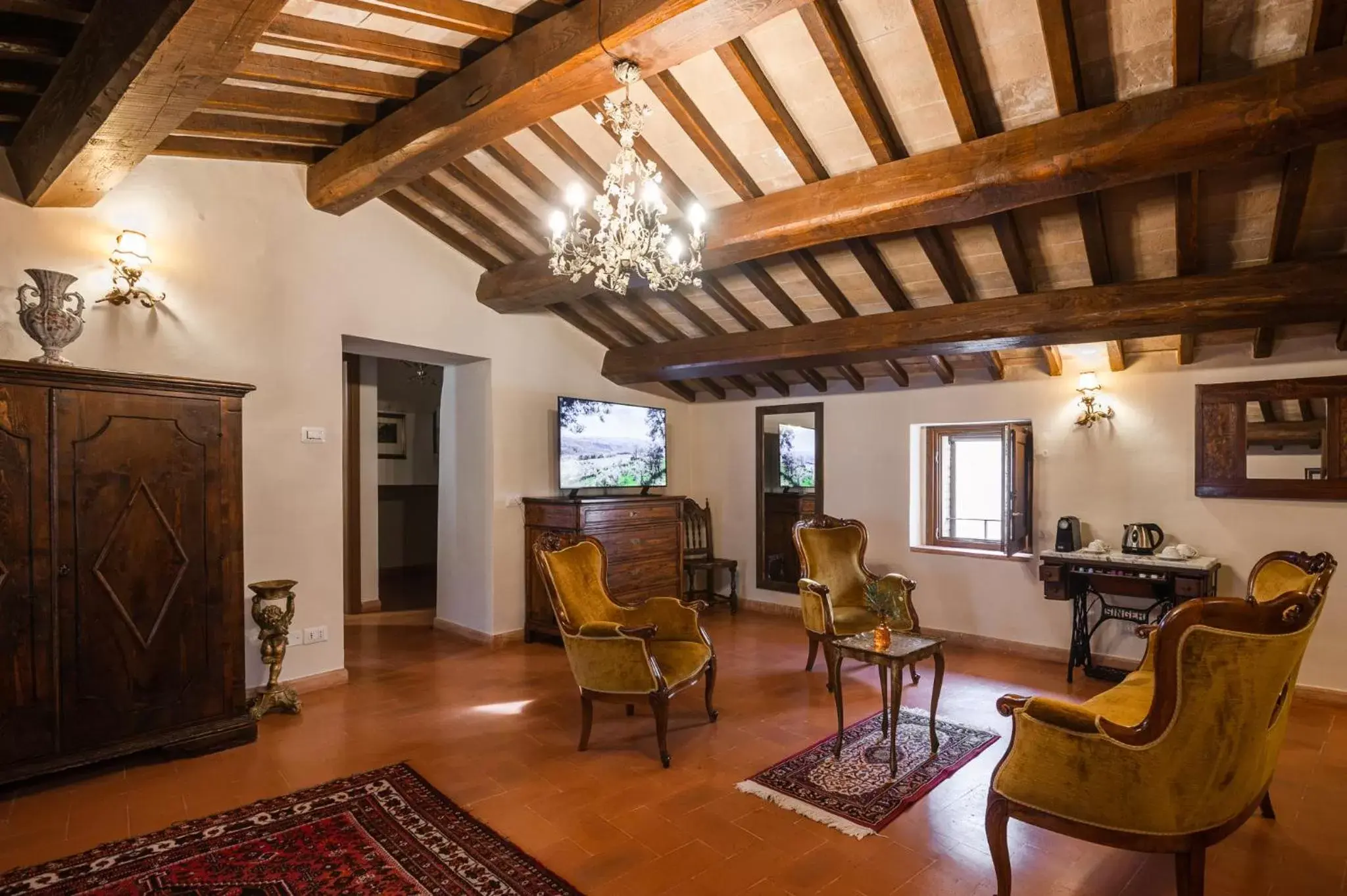 Living room, Seating Area in Borgo Petroro