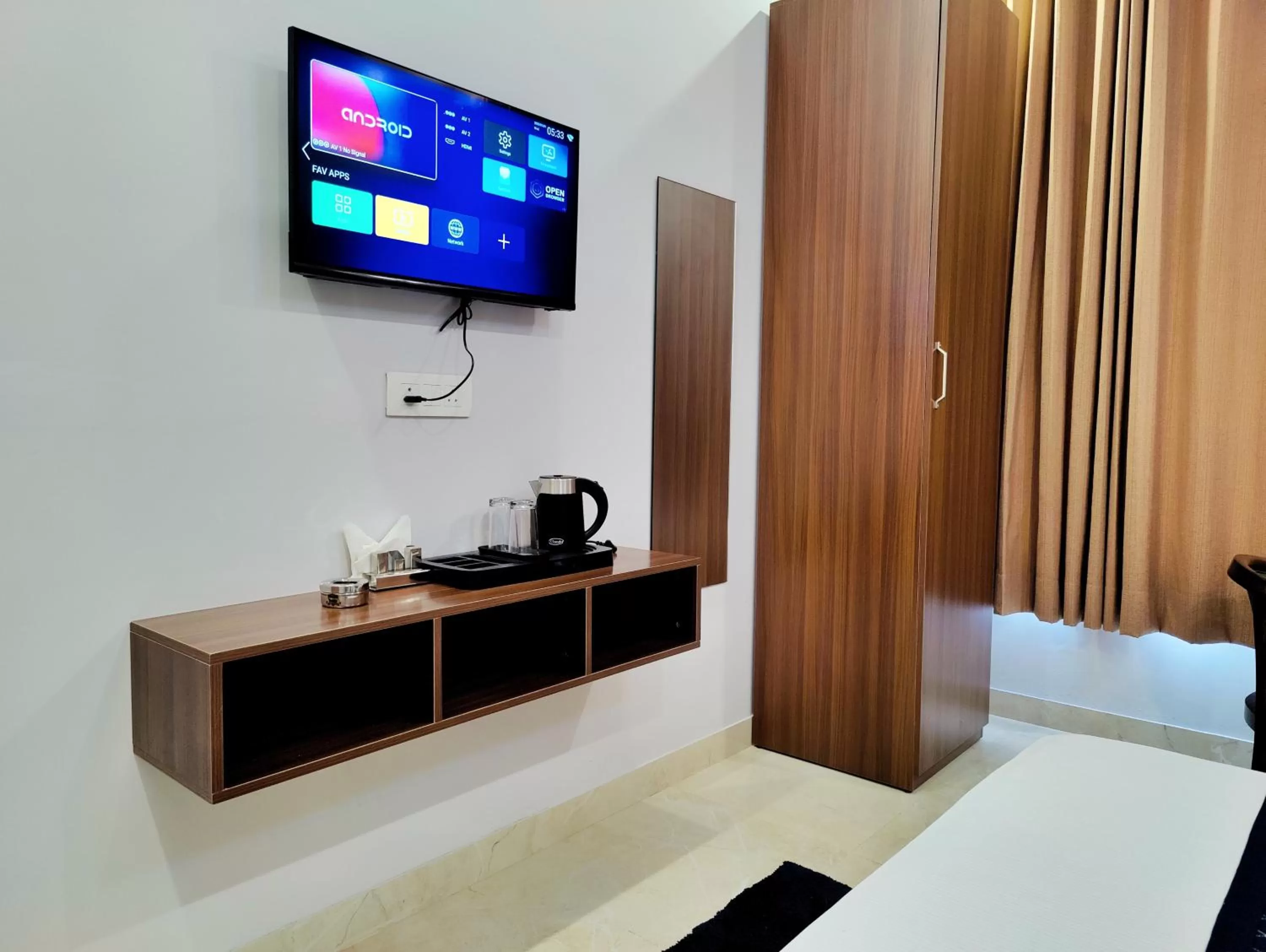 TV and multimedia, Bed in Hotel Park Hills
