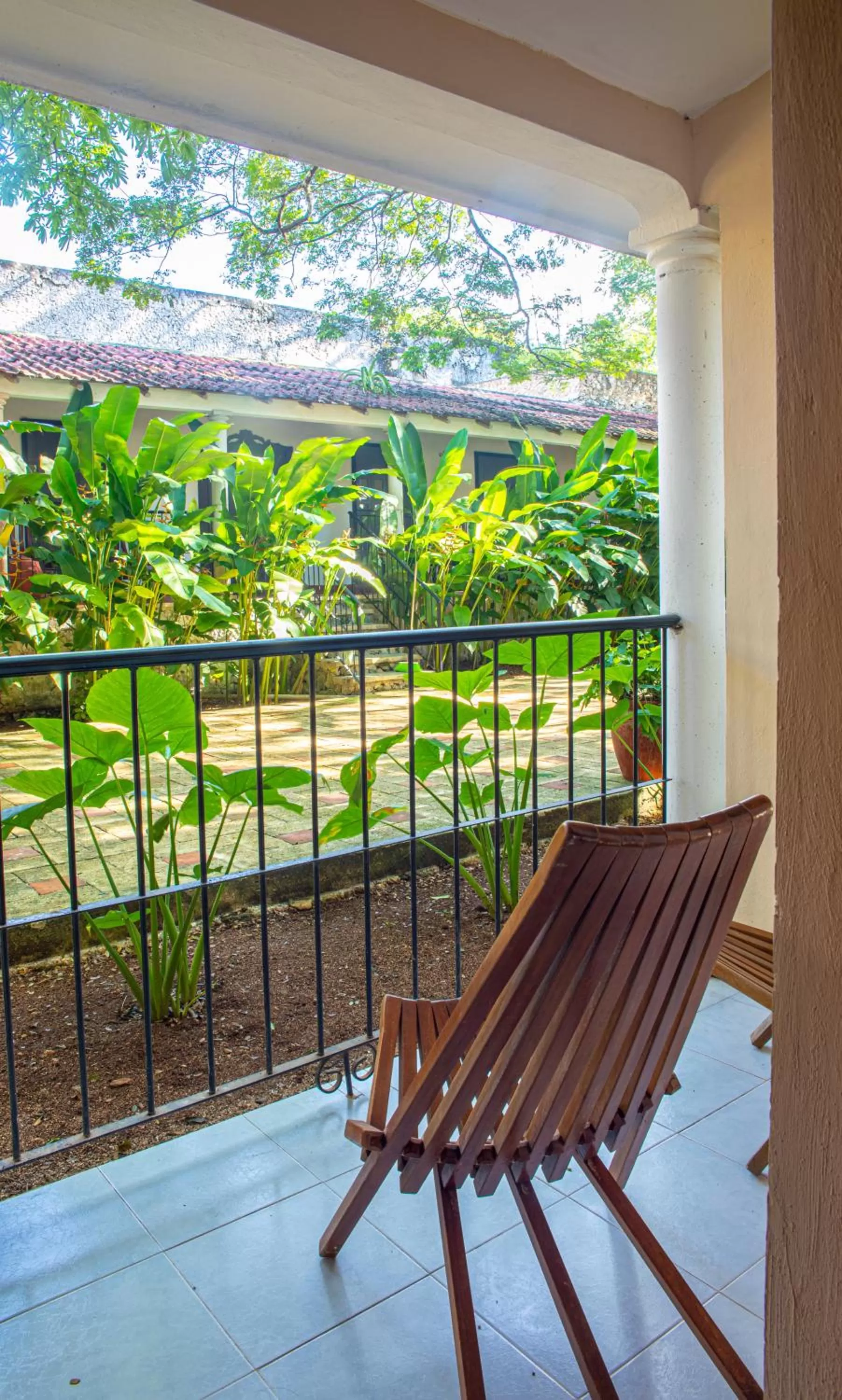 Balcony/Terrace in Hacienda San Miguel Yucatan
