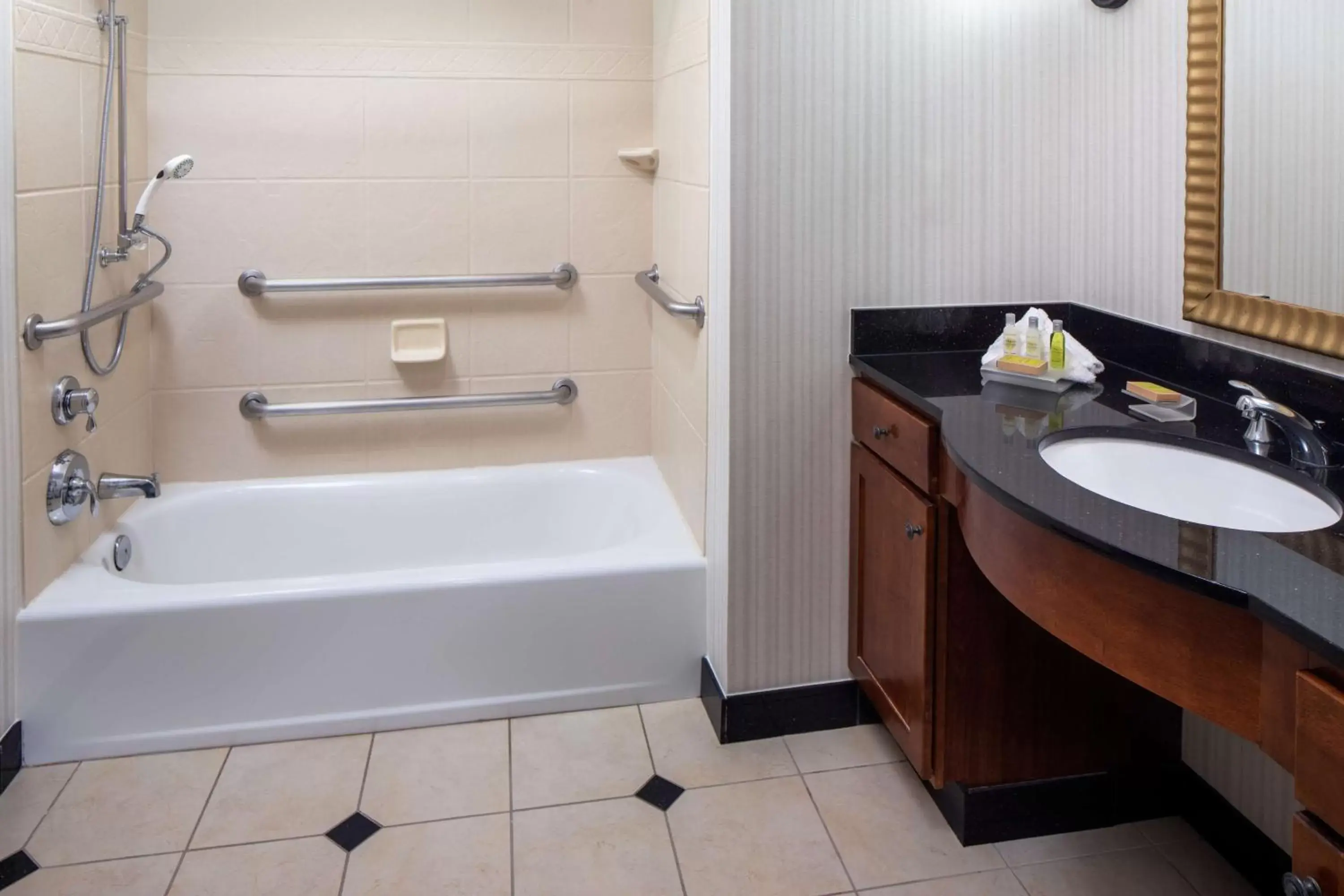 Bathroom in Homewood Suites by Hilton Rockville- Gaithersburg