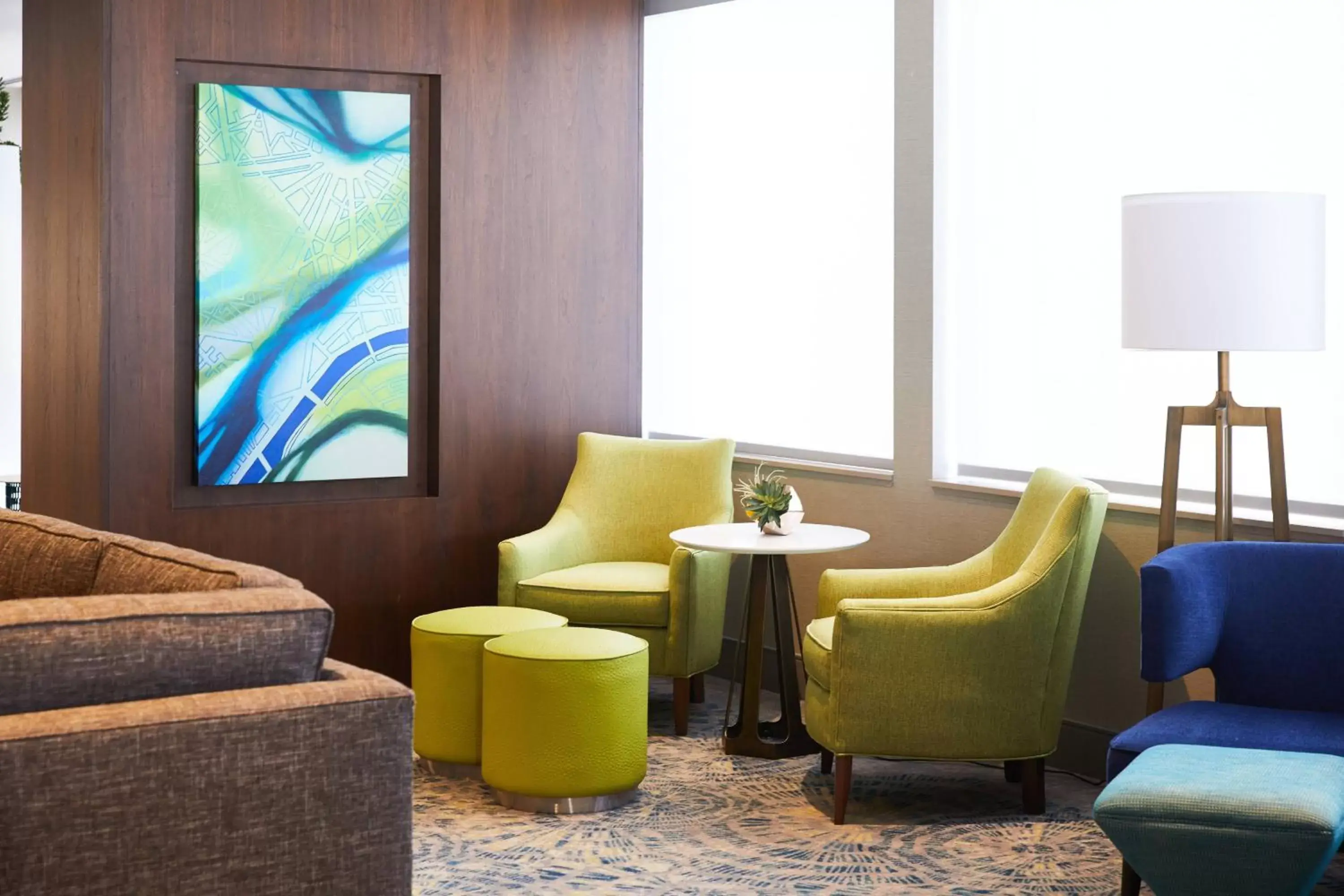 Lobby or reception, Lounge/Bar in Residence Inn by Marriott Dallas Downtown