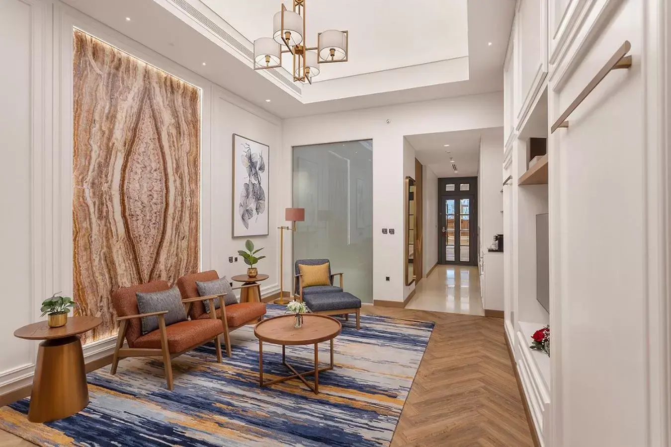 Living room, Seating Area in Ajman Hotel by Blazon Hotels