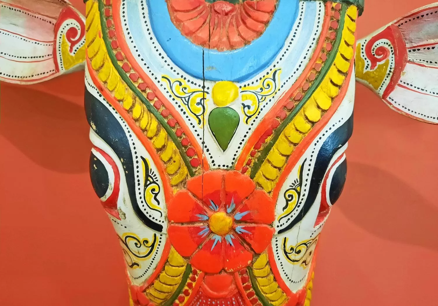 Decorative detail in Saratha Vilas Chettinad