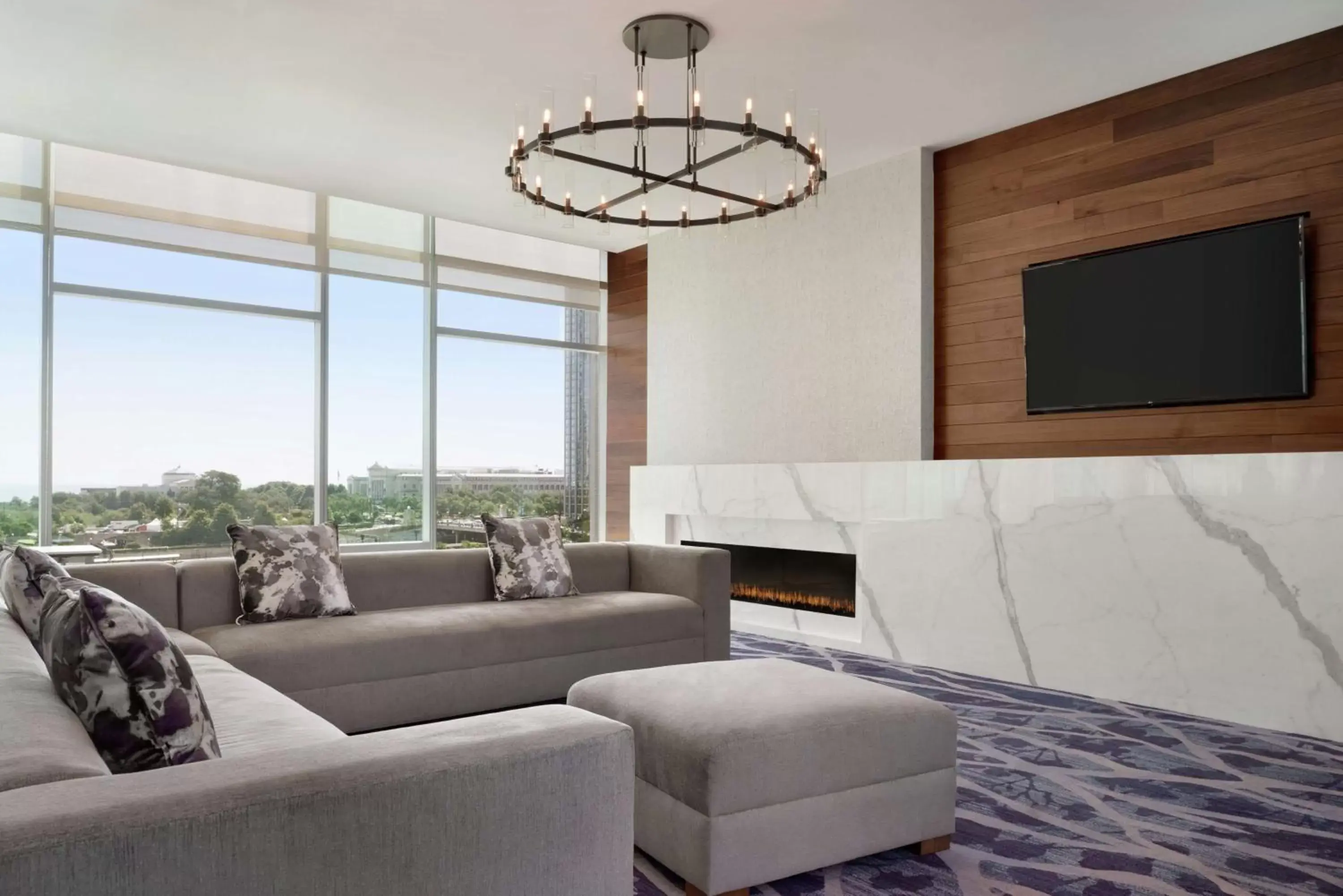 Lobby or reception, Seating Area in Homewood Suites By Hilton Chicago Downtown South Loop