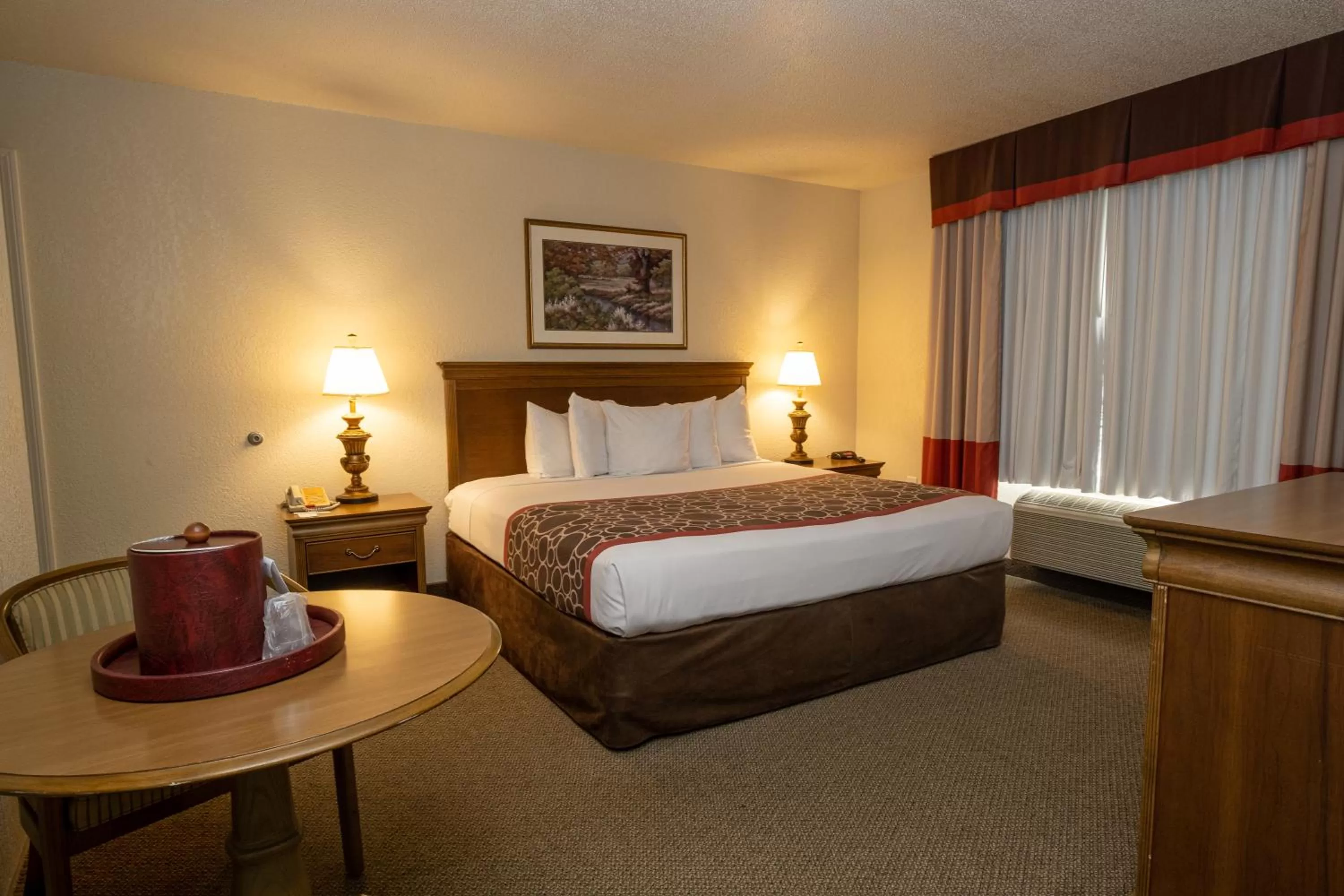 Photo of the whole room, Bed in Hilltop Inn & Suites, near Foxwoods Casino