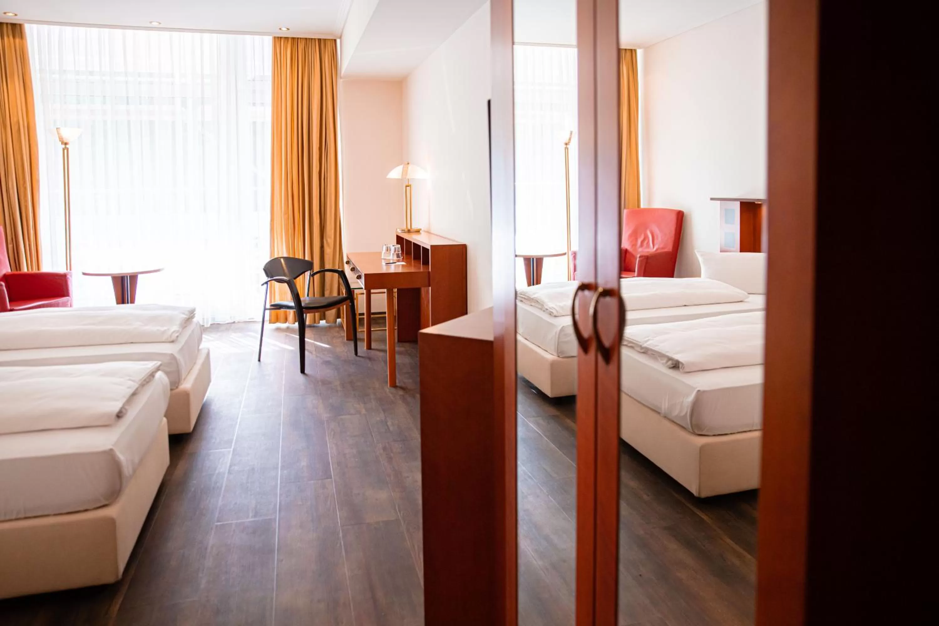 Photo of the whole room, Bed in Müggelseeperle