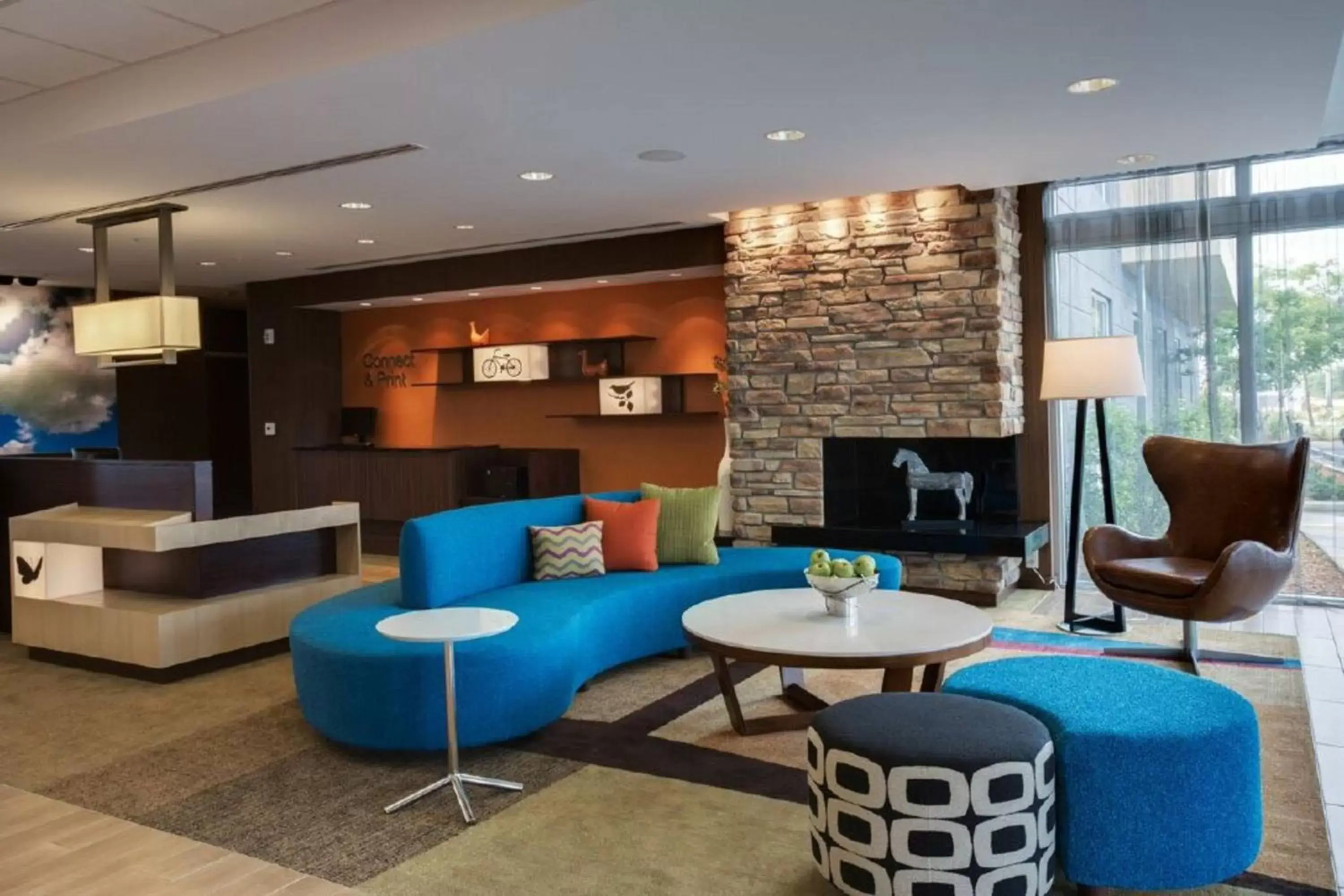 Lobby or reception, Lounge/Bar in Fairfield Inn & Suites by Marriott Fort Lauderdale Pembroke Pines