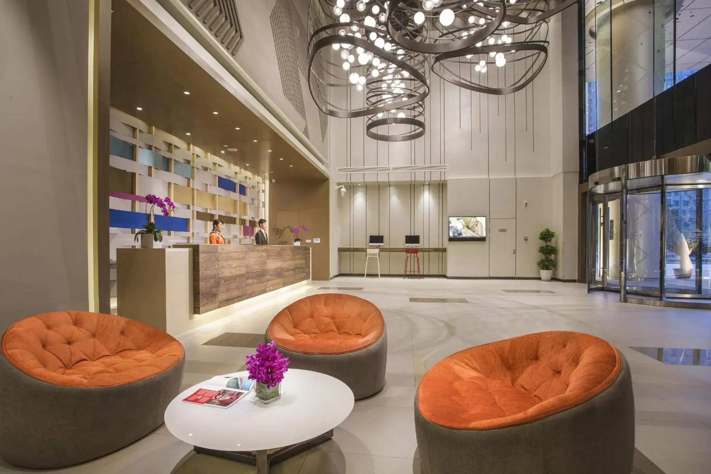 Lobby or reception, Lobby/Reception in Citadines Intime City Hangzhou Lobby or reception, Lobby/Reception in Citadines Intime City Hangzhou