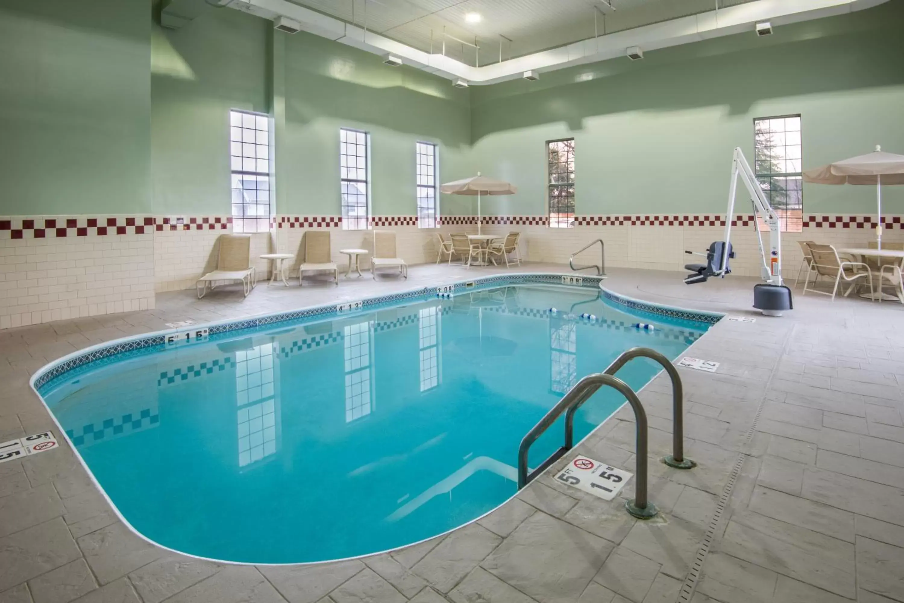 Swimming Pool in Holiday Inn Express Cleveland Airport - Brook Park, an IHG Hotel