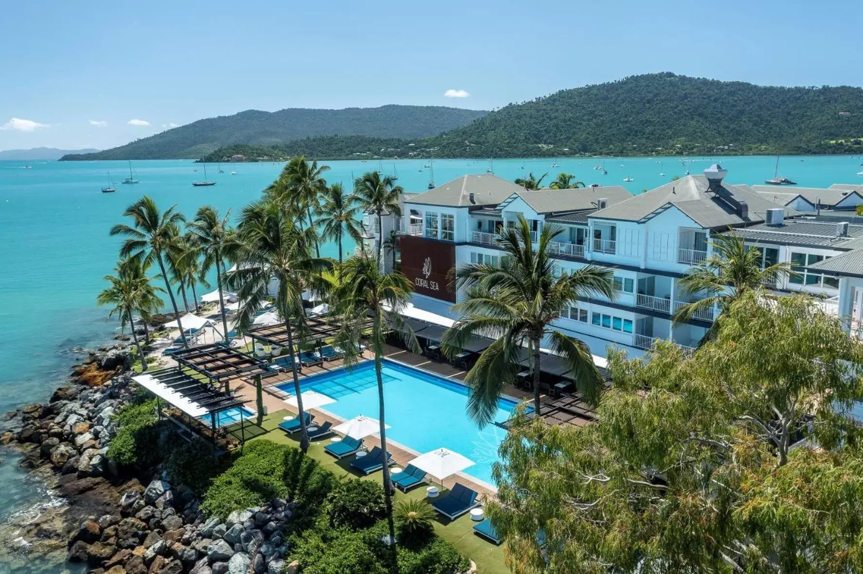 Day, Pool View in Coral Sea Marina Resort