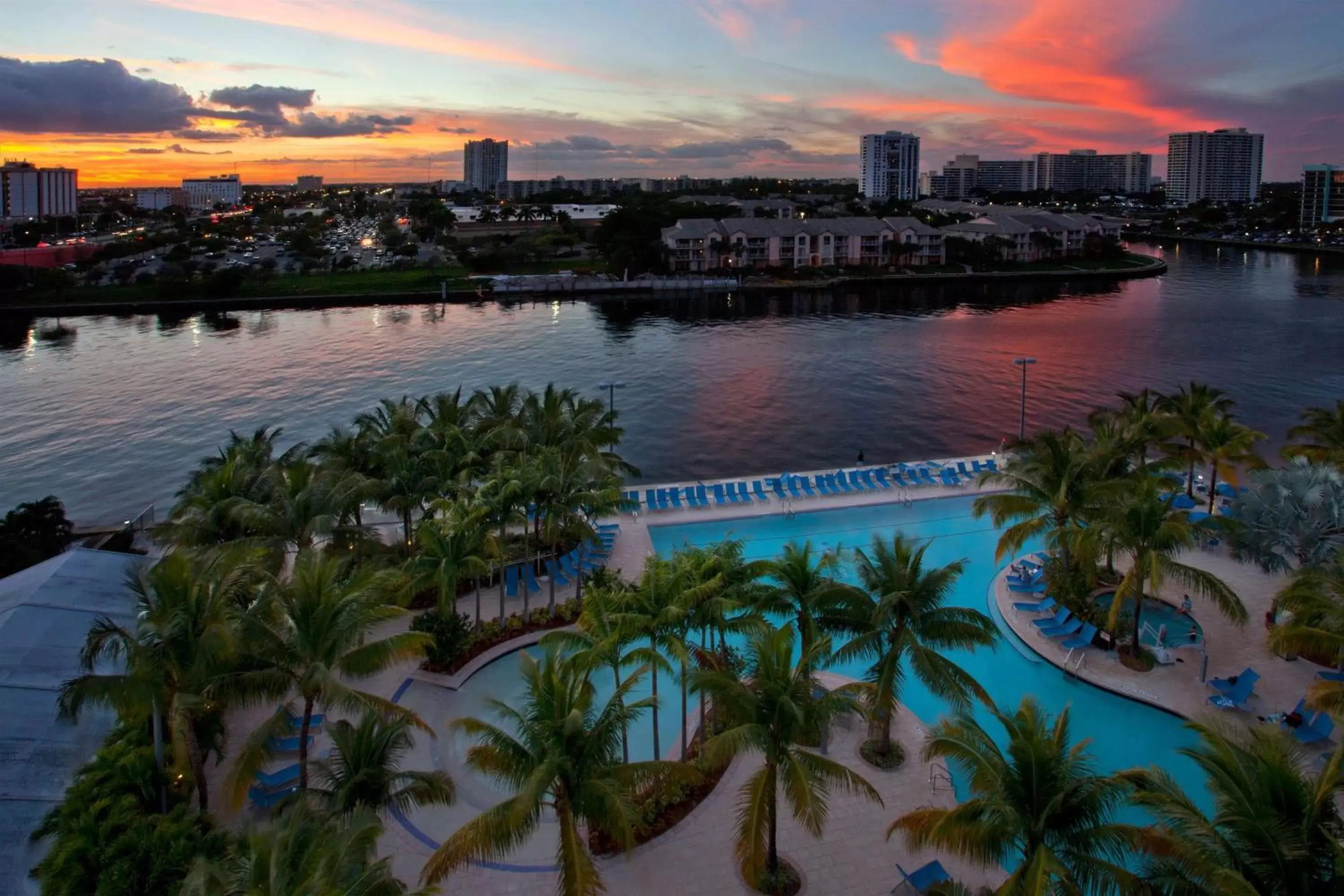 Property building, Pool View in DoubleTree Resort Hollywood Beach