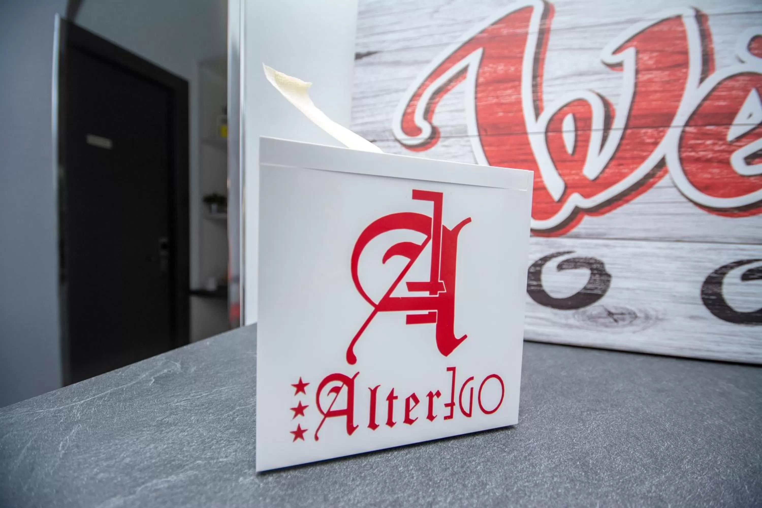 Logo/Certificate/Sign in Alterego B&B