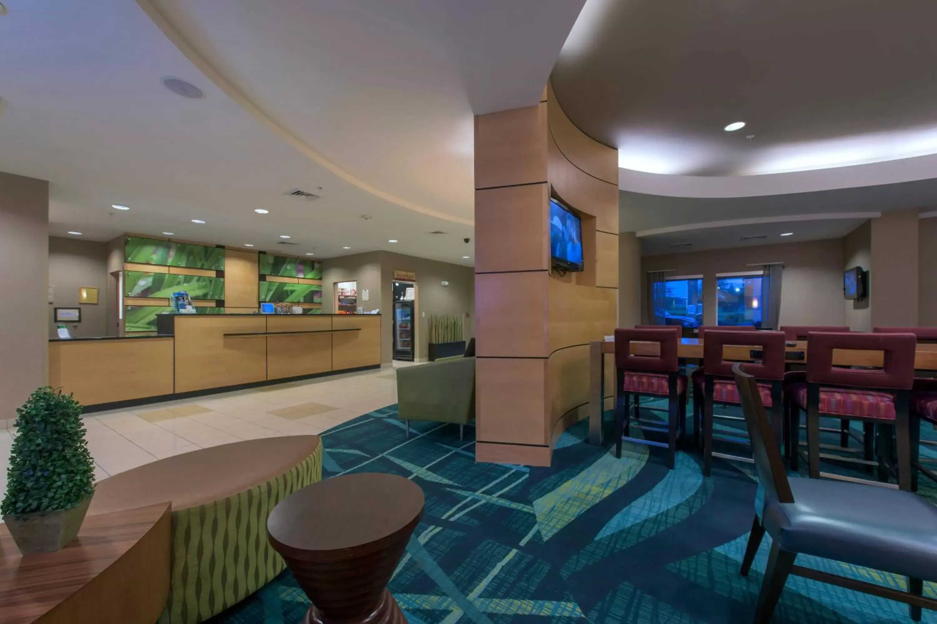 Lobby or reception in SpringHill Suites Devens Common Center