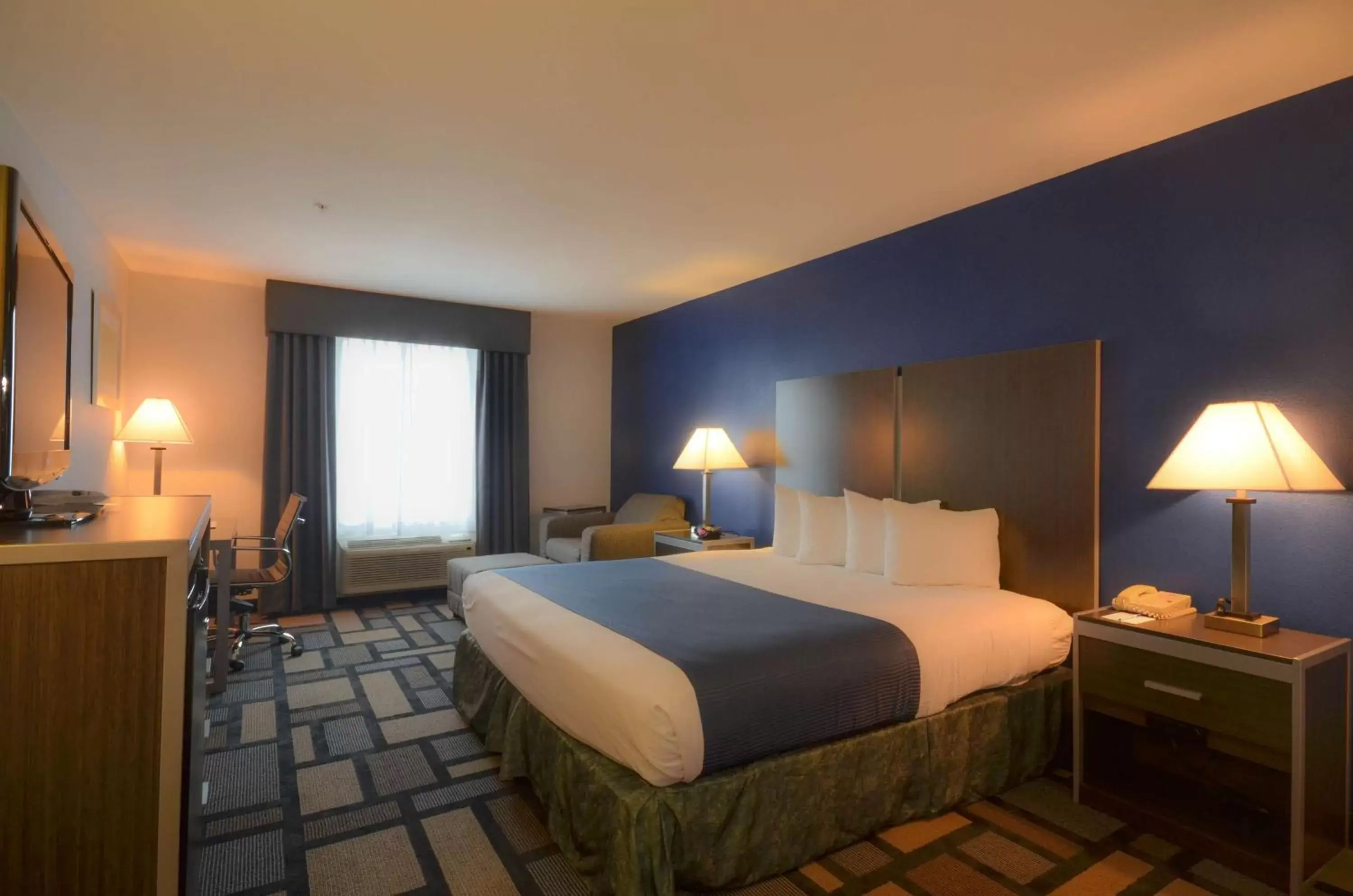 King Room with Roll-In Shower - Mobility Accessible/Non-Smoking in Best Western Galleria Inn & Suites