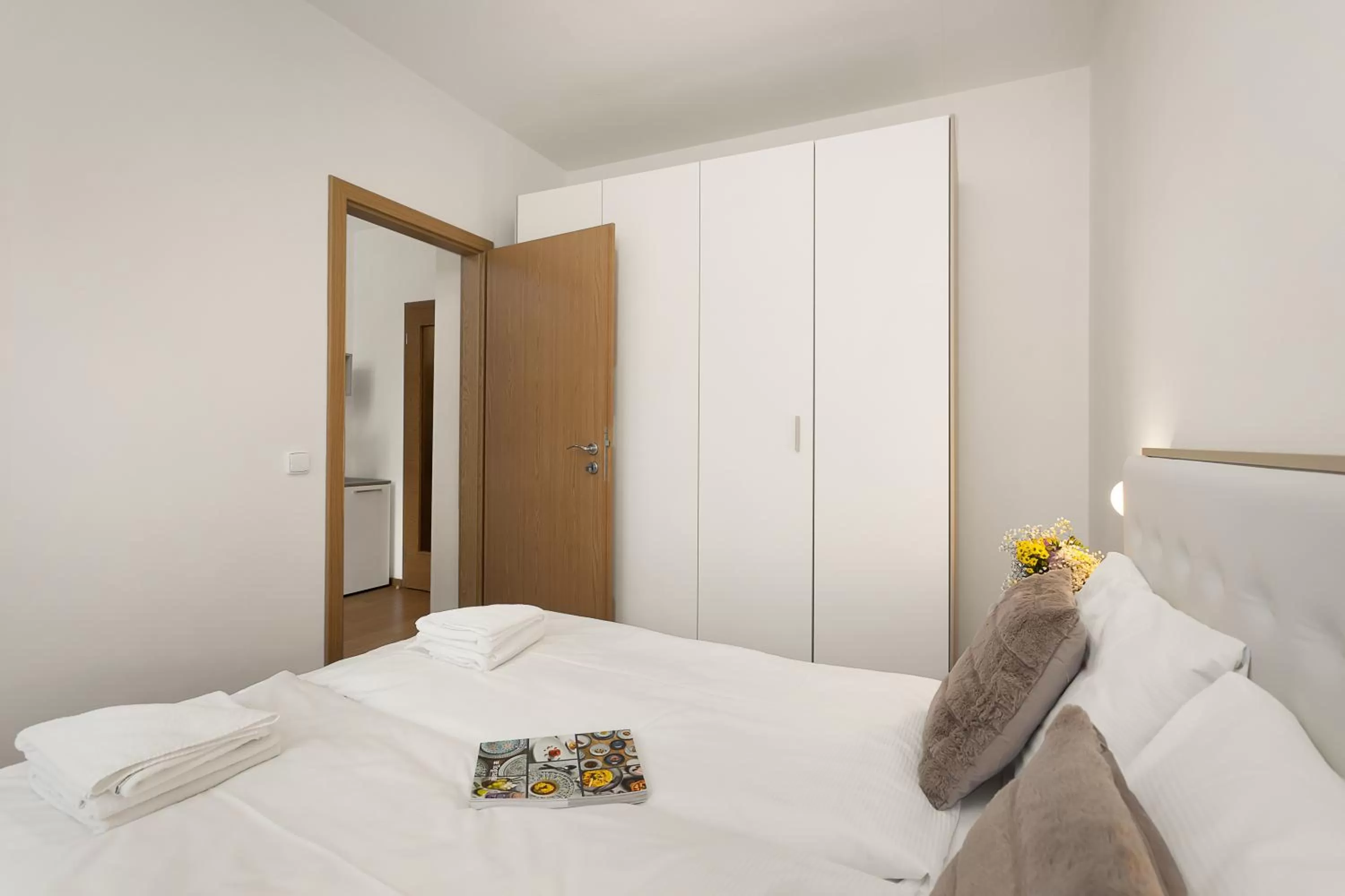 Bed in Prague City Residence