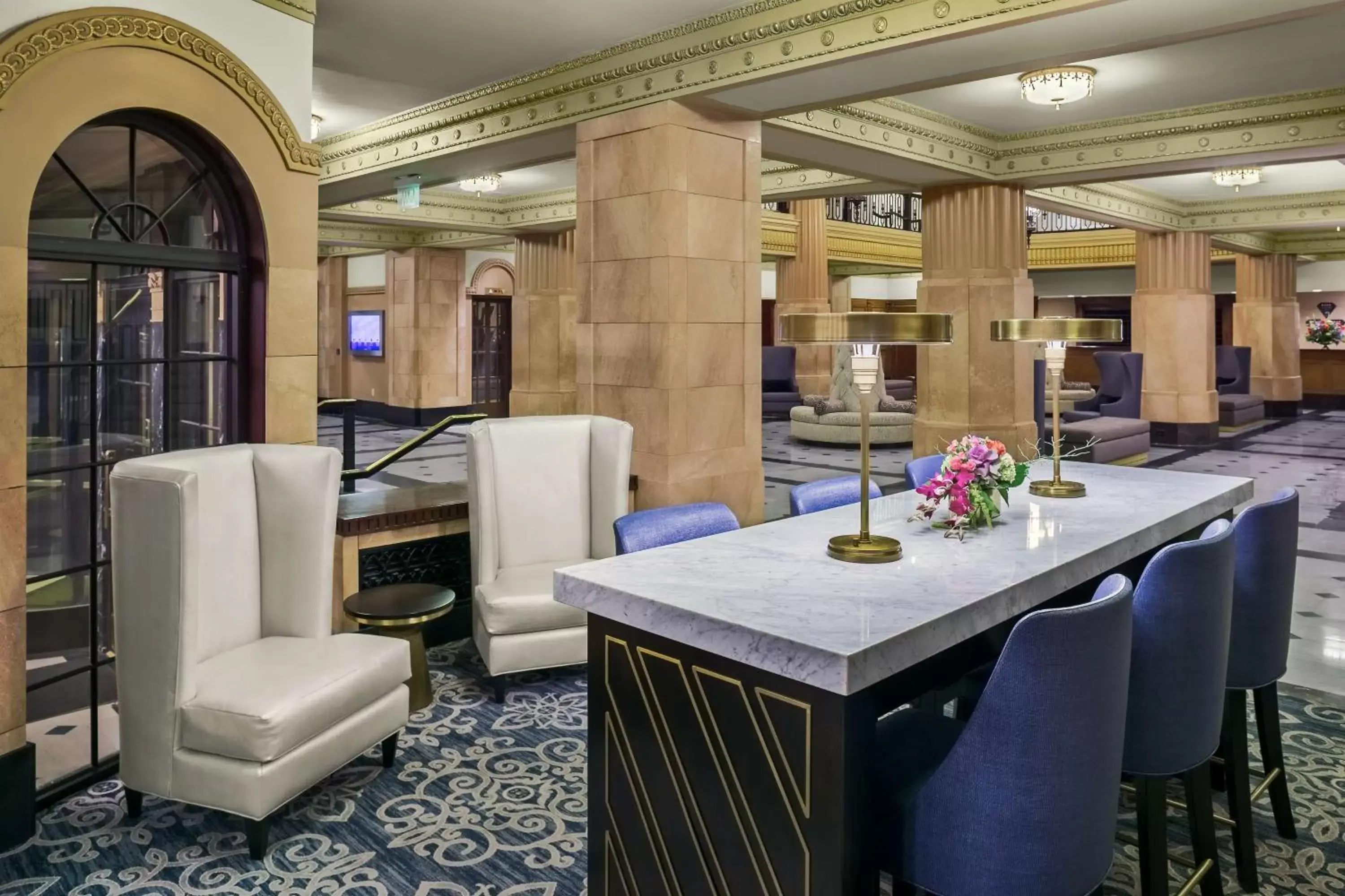 Lobby or reception in Hilton President Kansas City Lobby or reception in Hilton President Kansas City