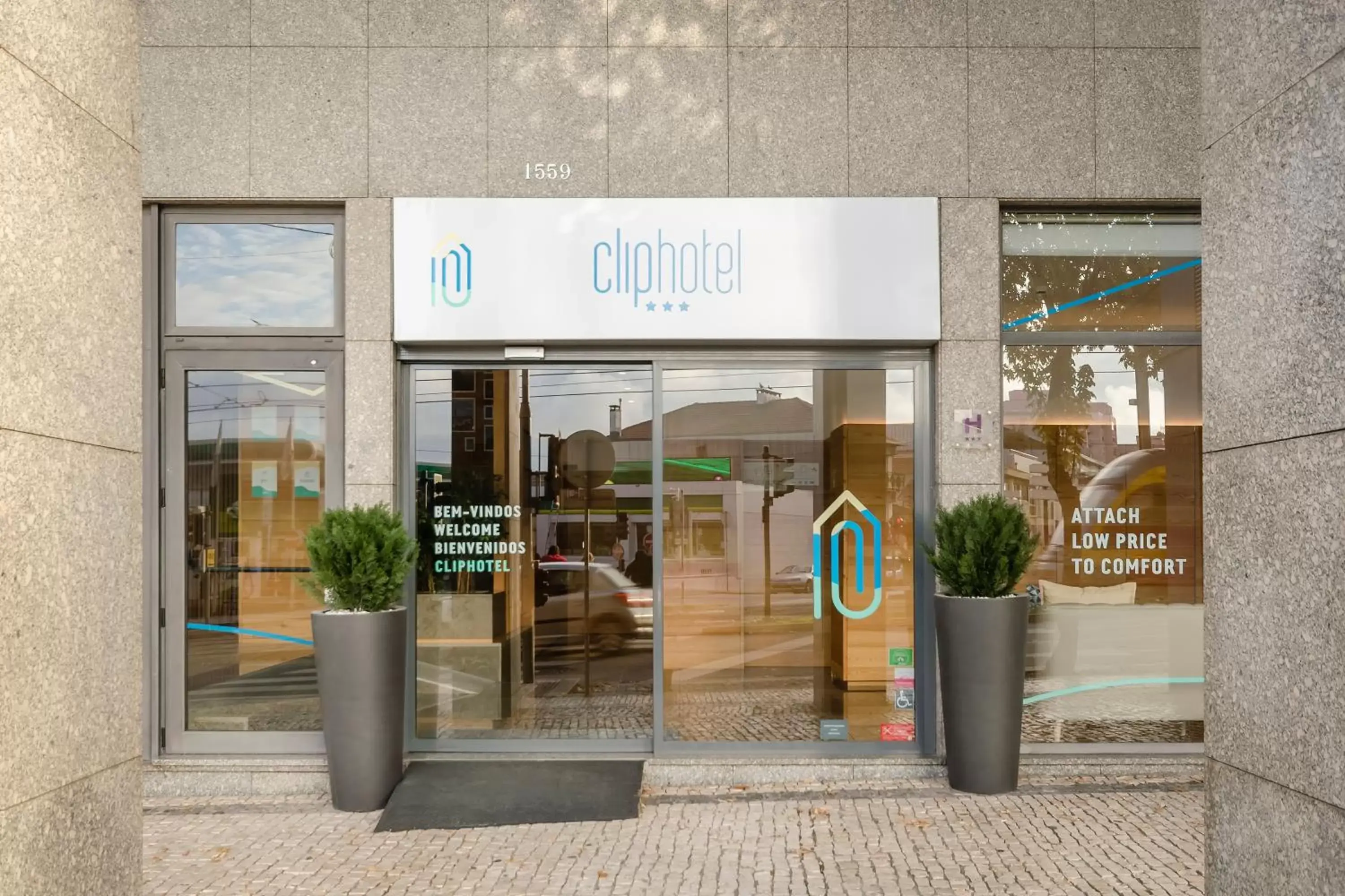 Facade/entrance in ClipHotel