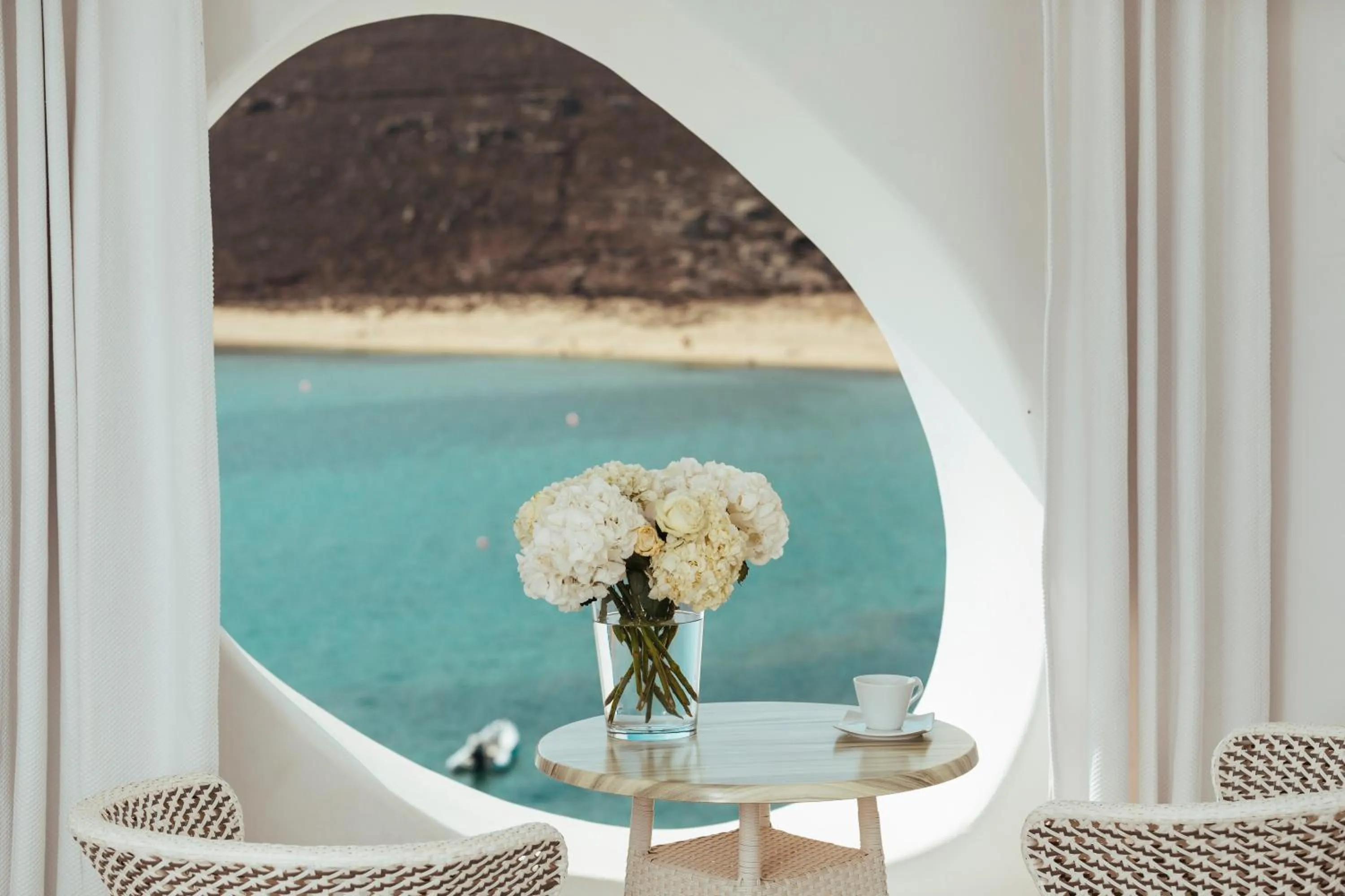 View (from property/room) in Panormos Village Hotel