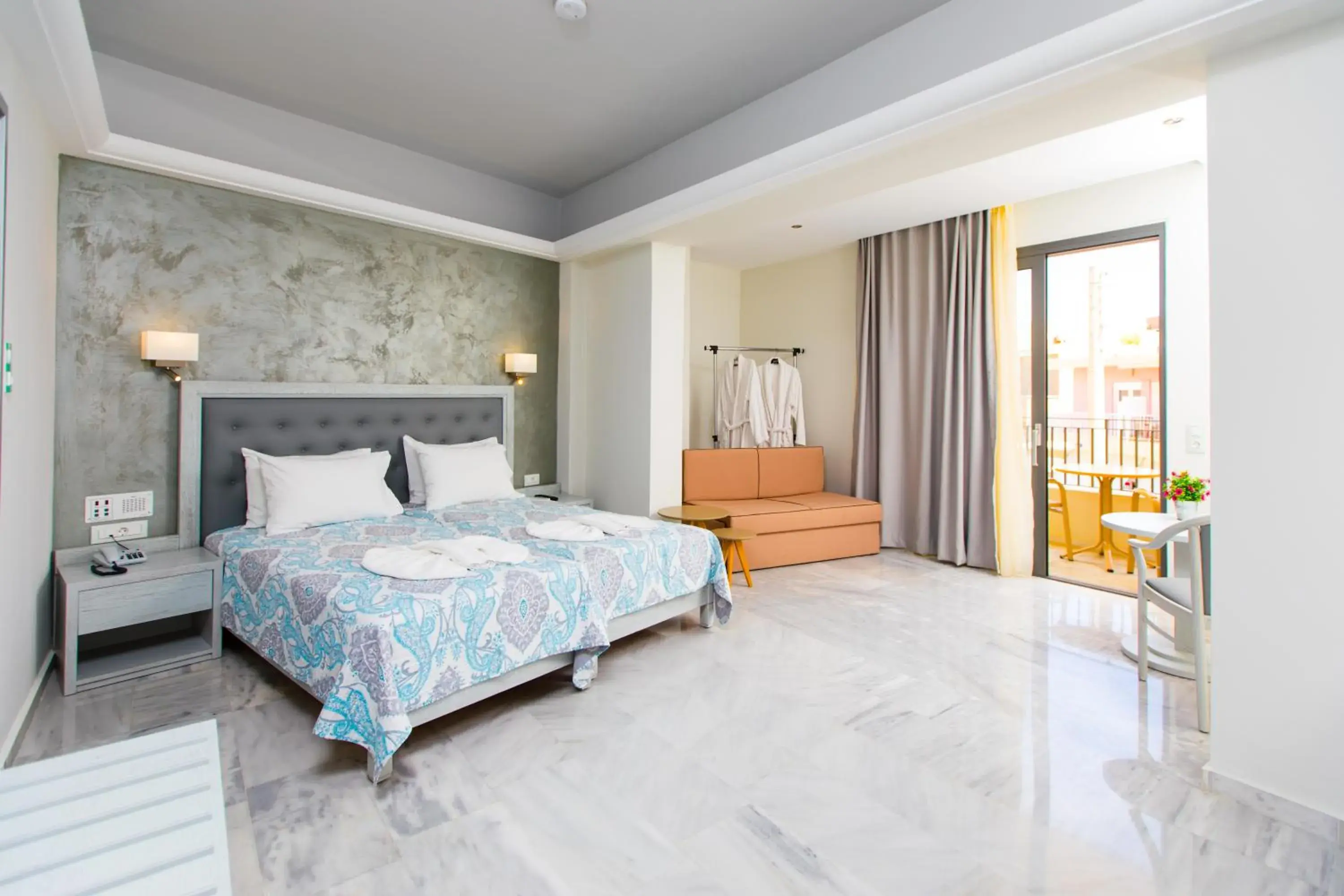 Bed in Anita Beach Hotel- Adults Only Bed in Anita Beach Hotel- Adults Only