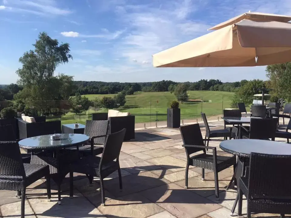 Patio, Restaurant/Places to Eat in Wensum Valley Hotel Golf and Country Club