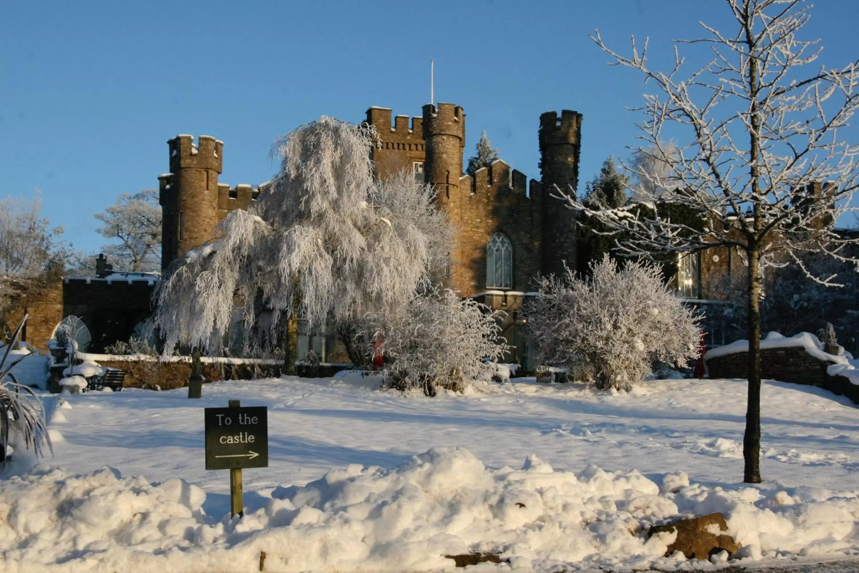 Property building, Winter in Augill Castle