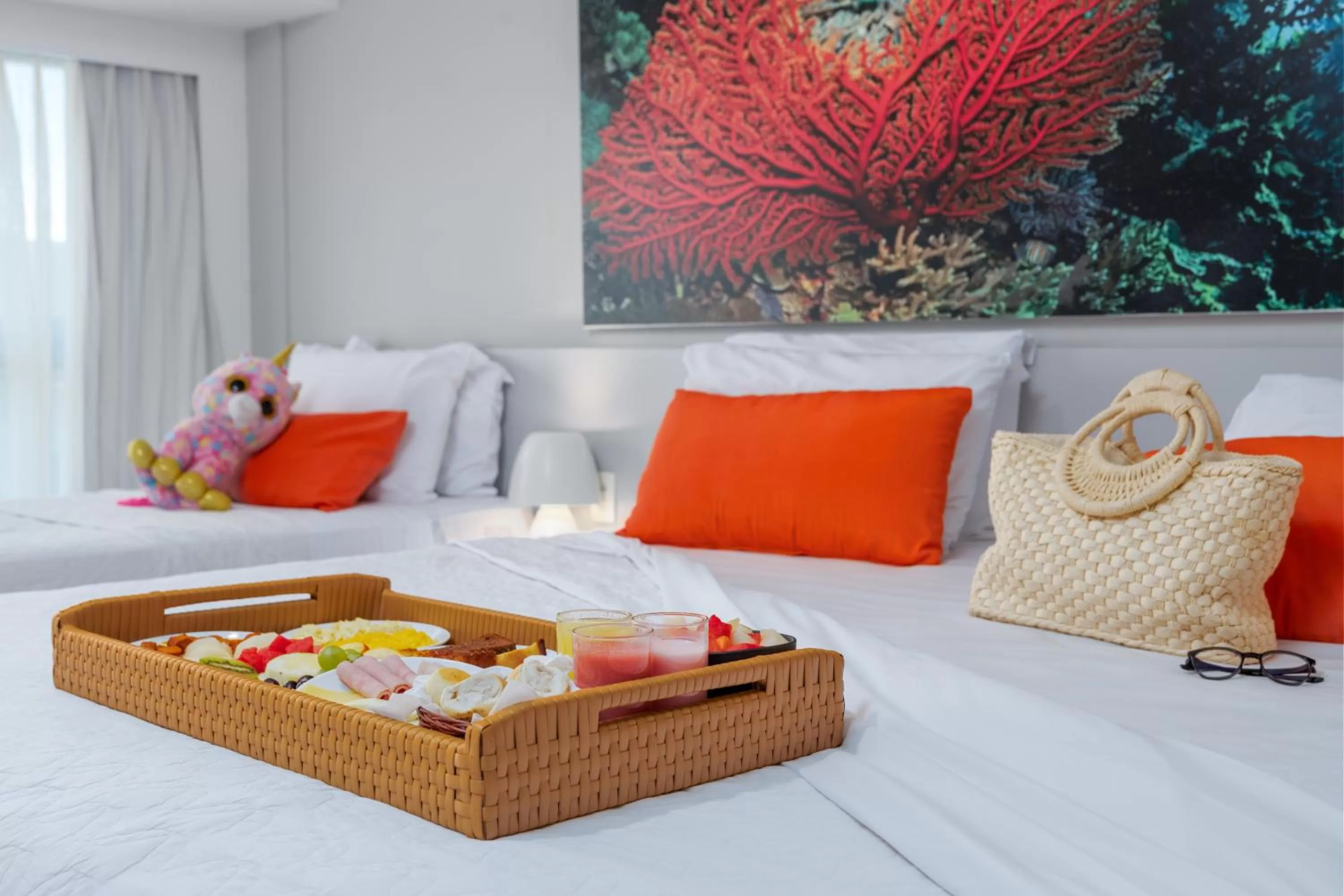 Bed in Hotel Ponta Verde Maceió