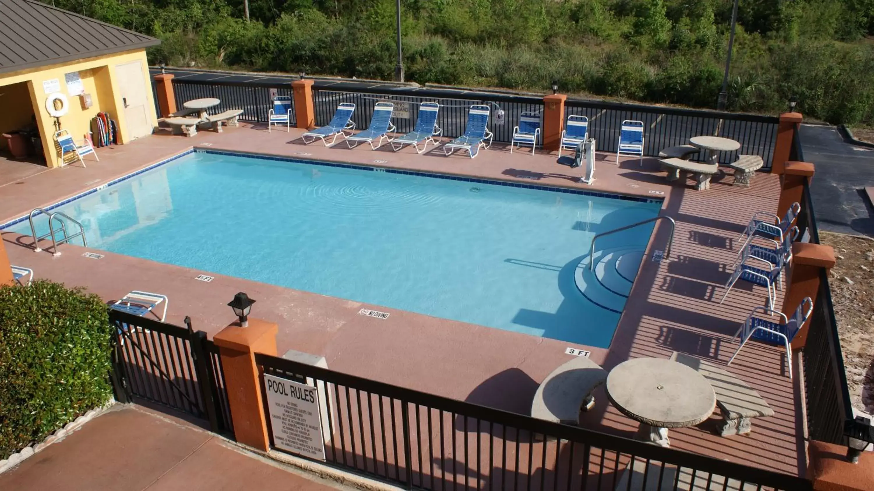 Pool View in Home Town Inn & Suites