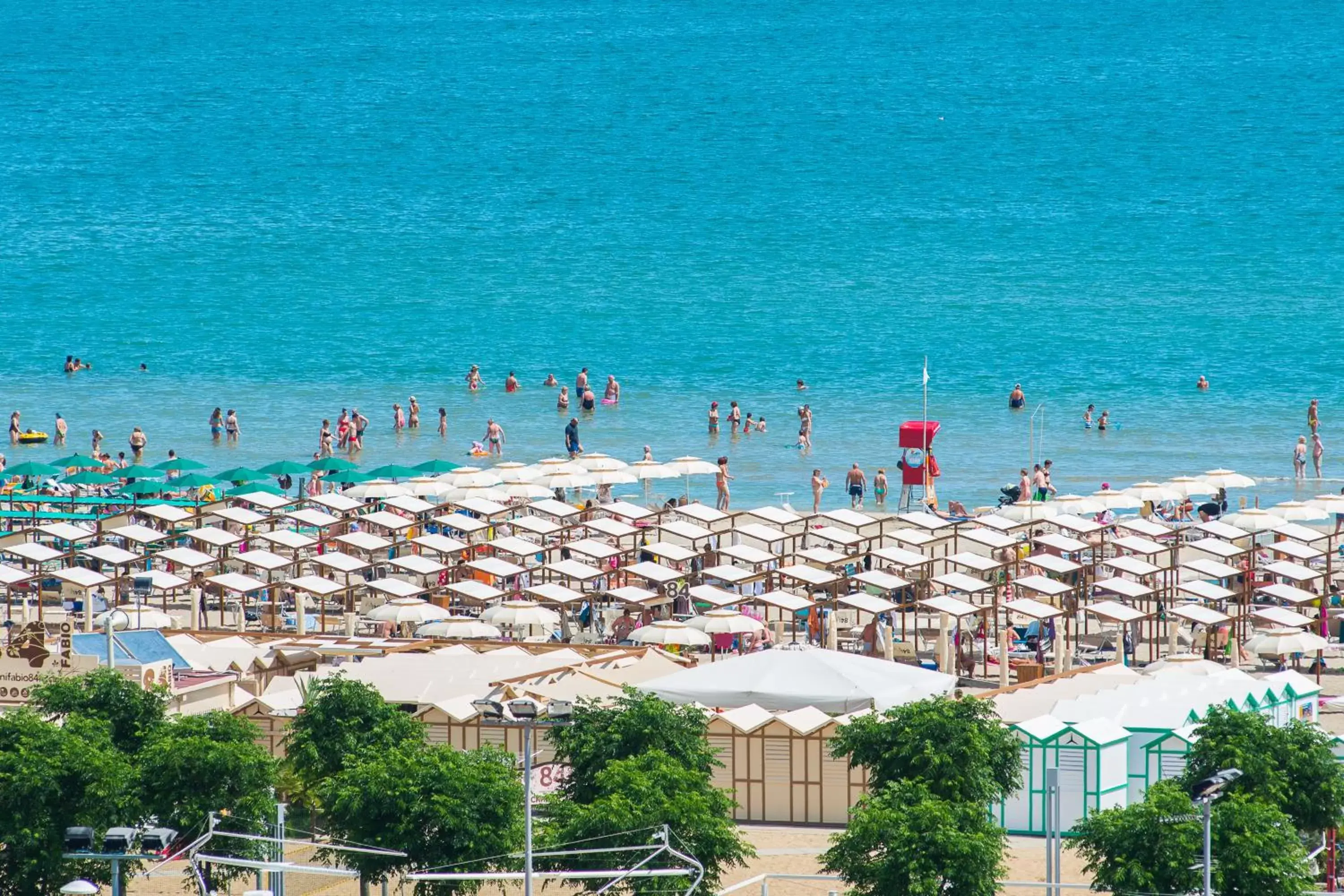 View (from property/room), Beach in Hotel Cristallo